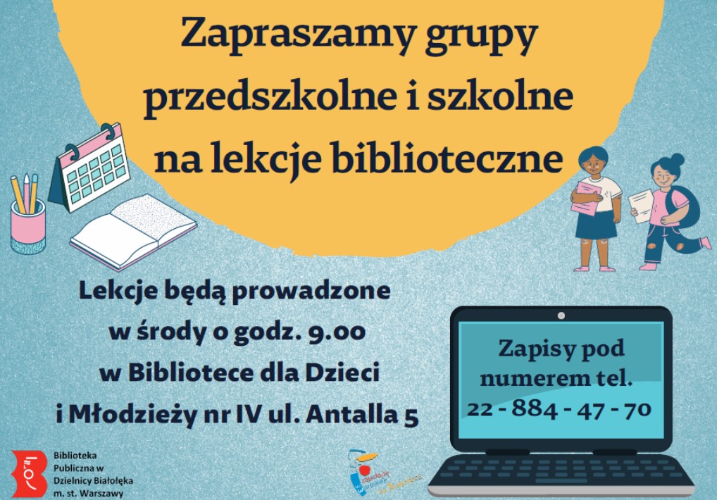 Read more about the article LEKCJE BIBLIOTECZNE w BD IV czas zacząć!!