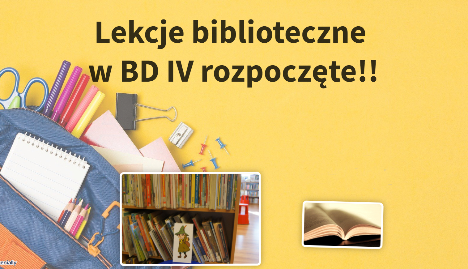 Read more about the article Lekcje biblioteczne w Bibliotece dla Dzieci i Młodzieży nr IV – pierwszy miesiąc za nami!