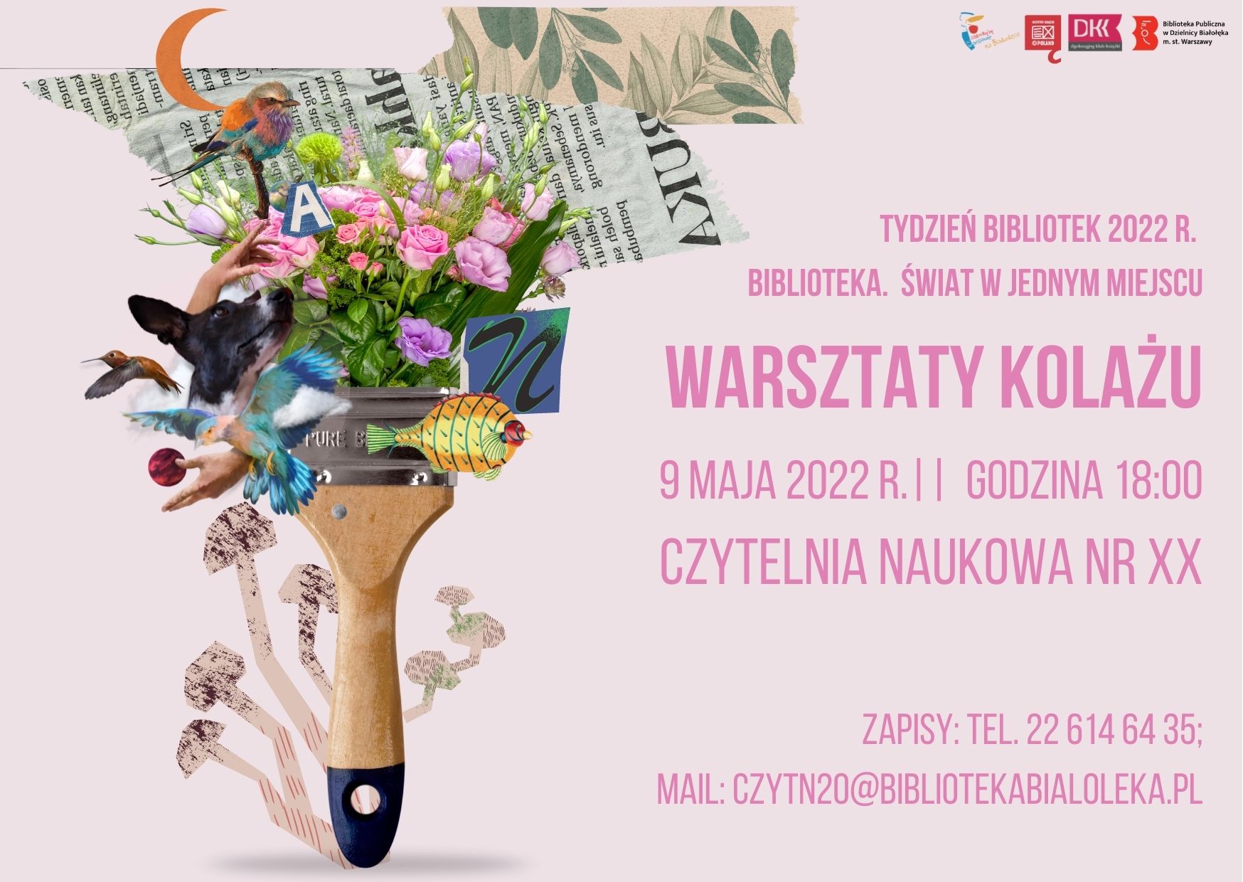 Read more about the article Warsztaty kolażu w Czytelni!