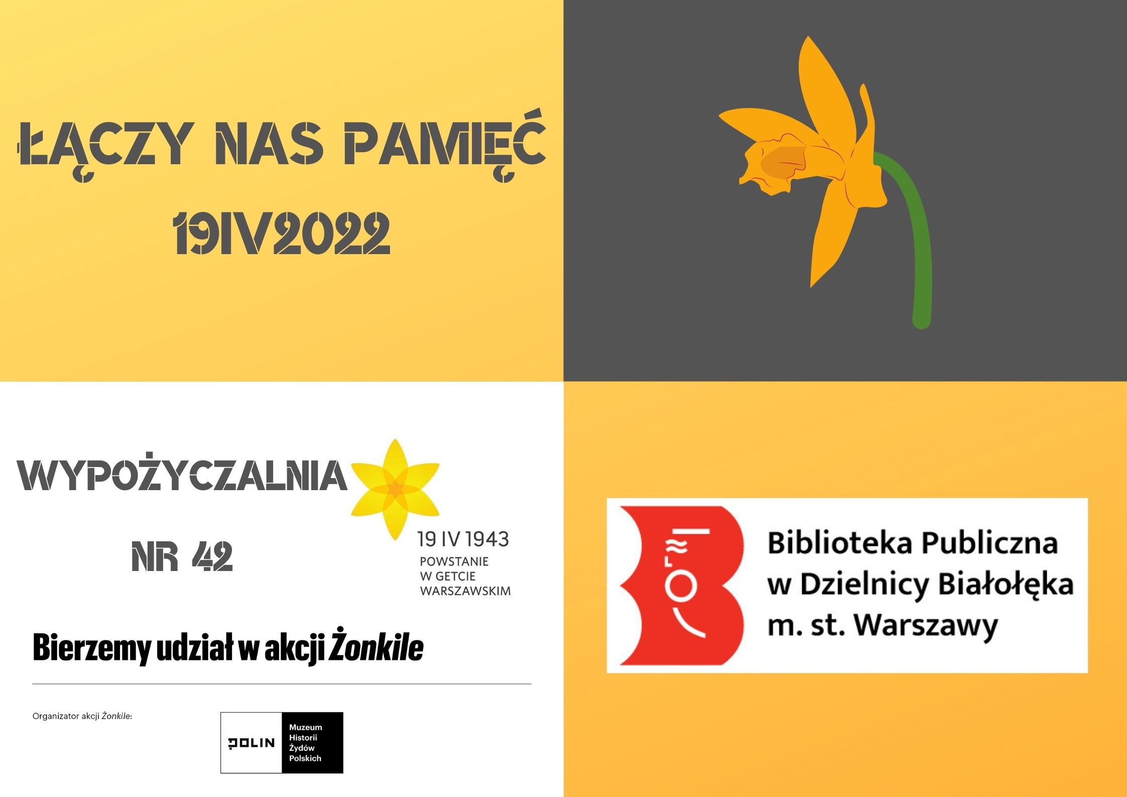Read more about the article Akcja Żonkile w Wypożyczalni Nr 42!