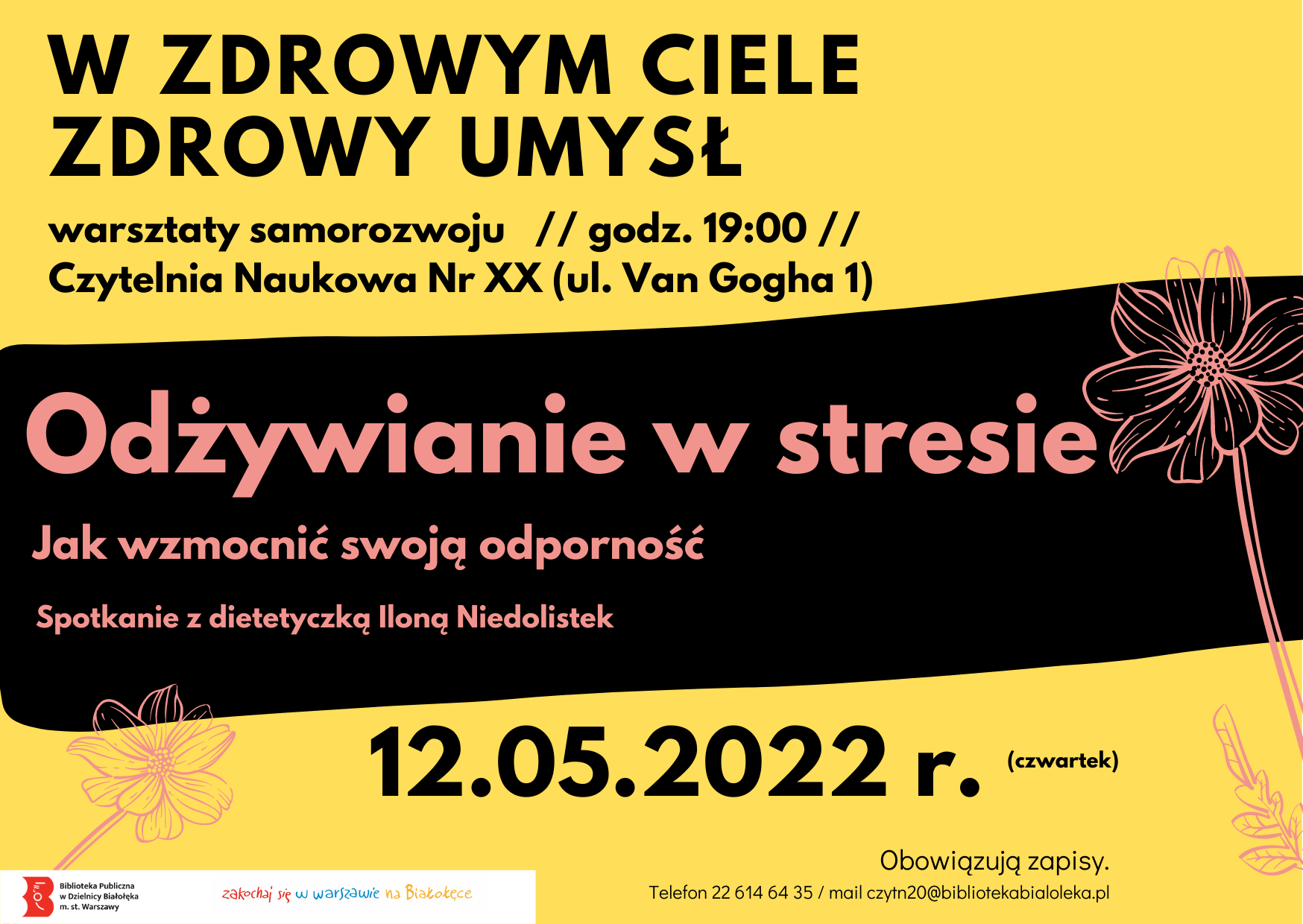 Read more about the article Warsztaty „Odżywianie w stresie. Jak wzmocnić swoją odporność”