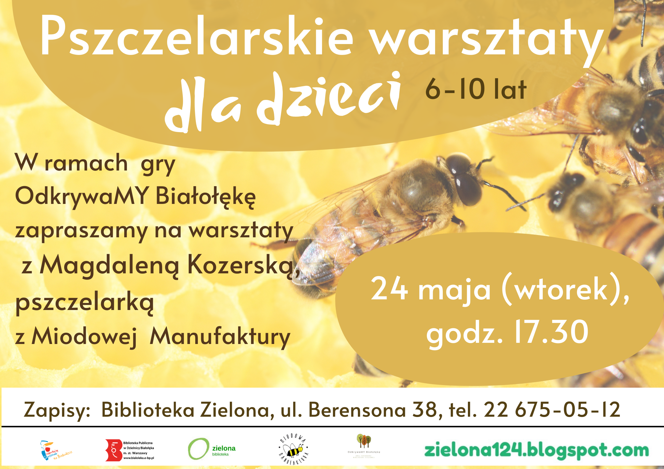 Read more about the article Warsztaty pszczelarskie dla dzieci!