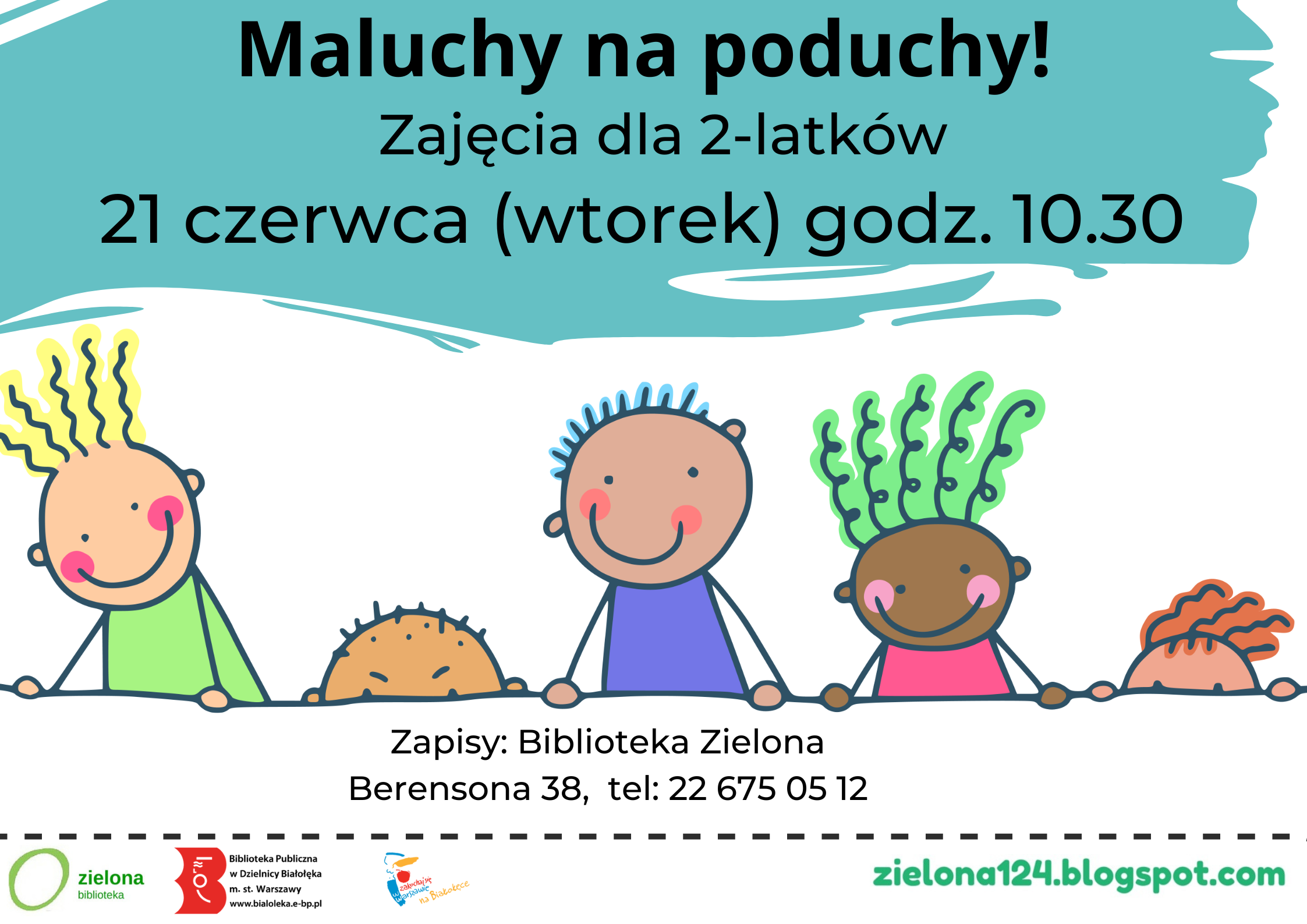 Read more about the article Zajęcia dla najmłodszych w Bibliotece Zielonej!