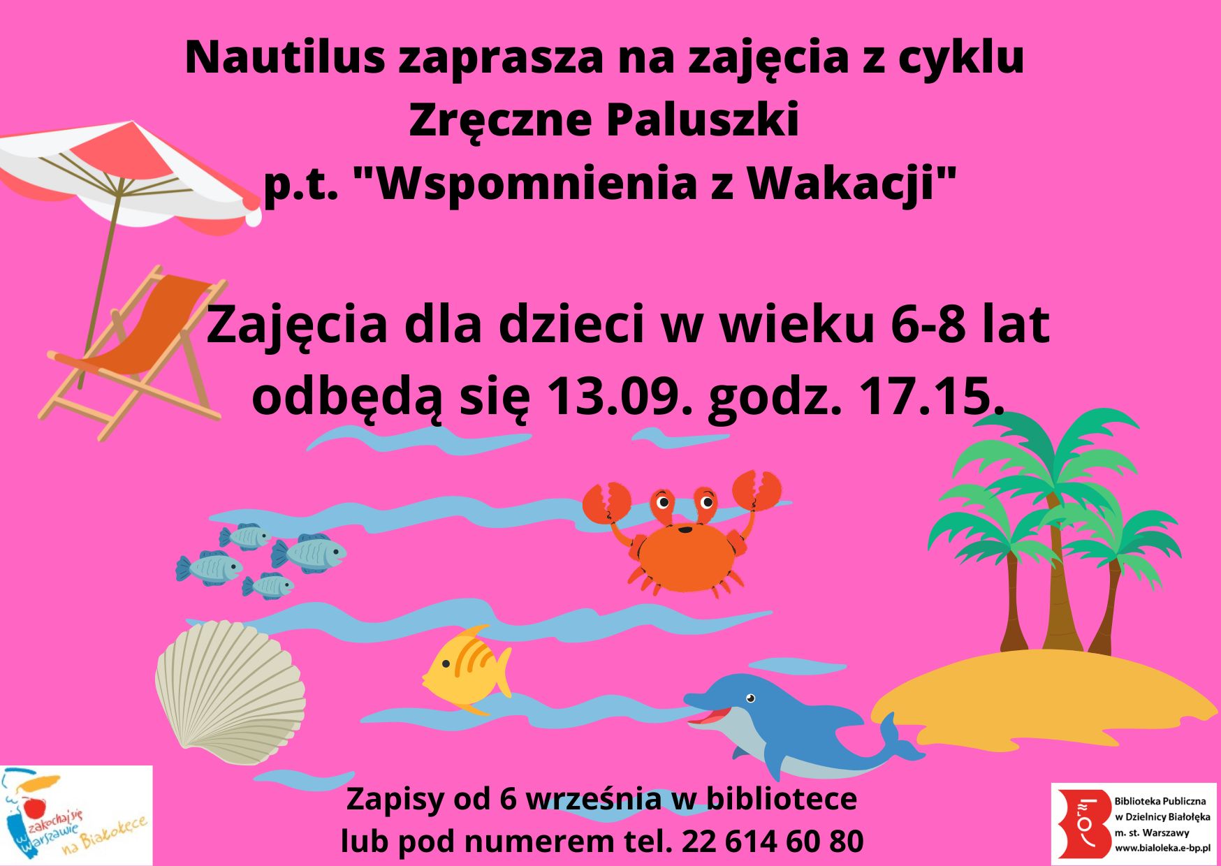 Read more about the article Nautilus zaprasza na zajęcia we wrześniu!