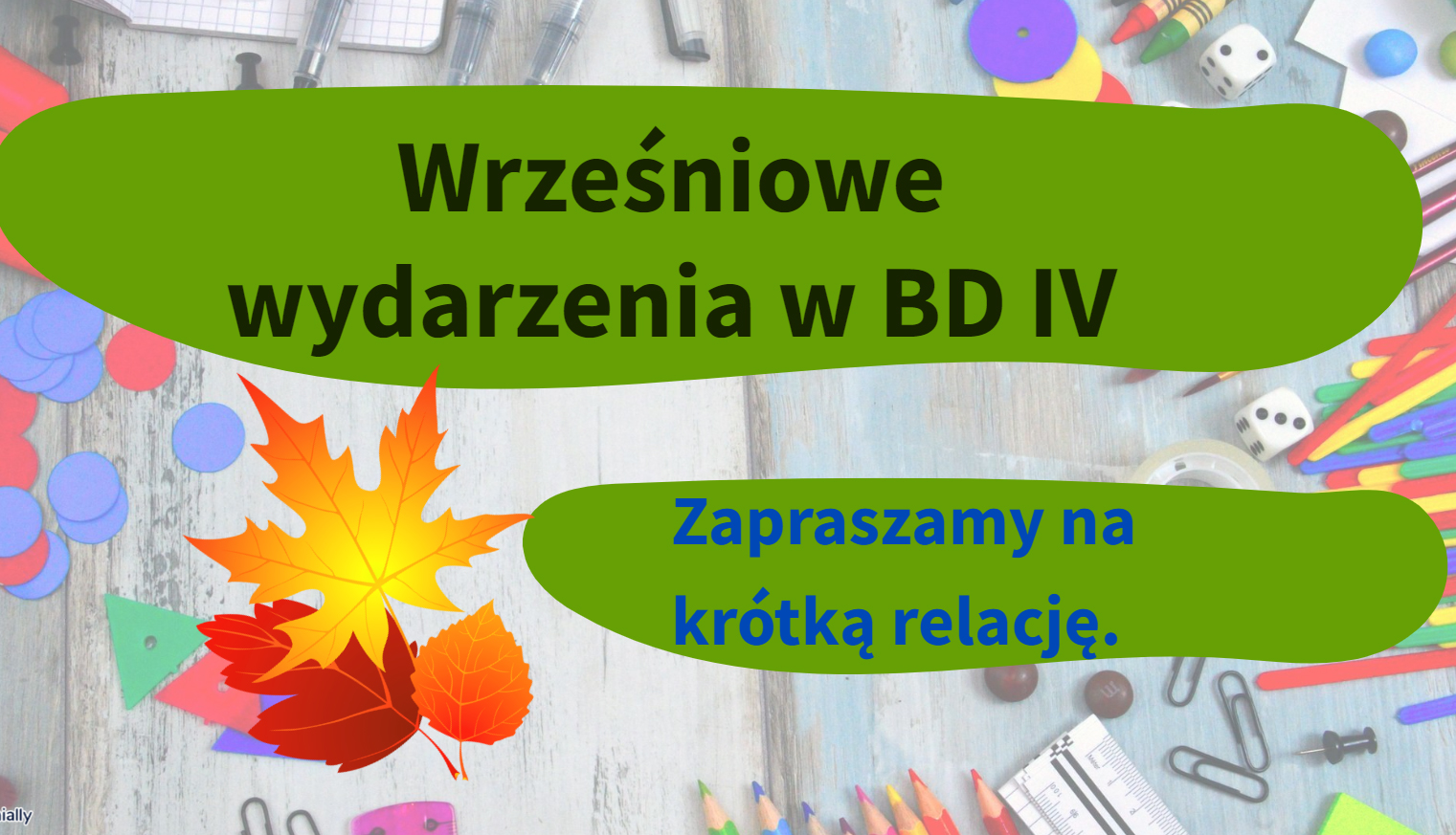 Read more about the article Wrześniowe zajęcia w BD IV
