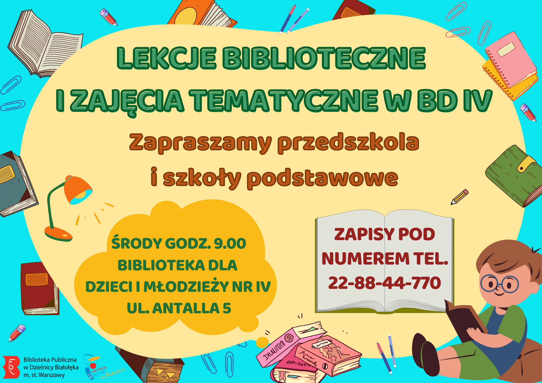 Read more about the article ZAJĘCIA dla przedszkoli i szkół podstawowych w BD IV!!