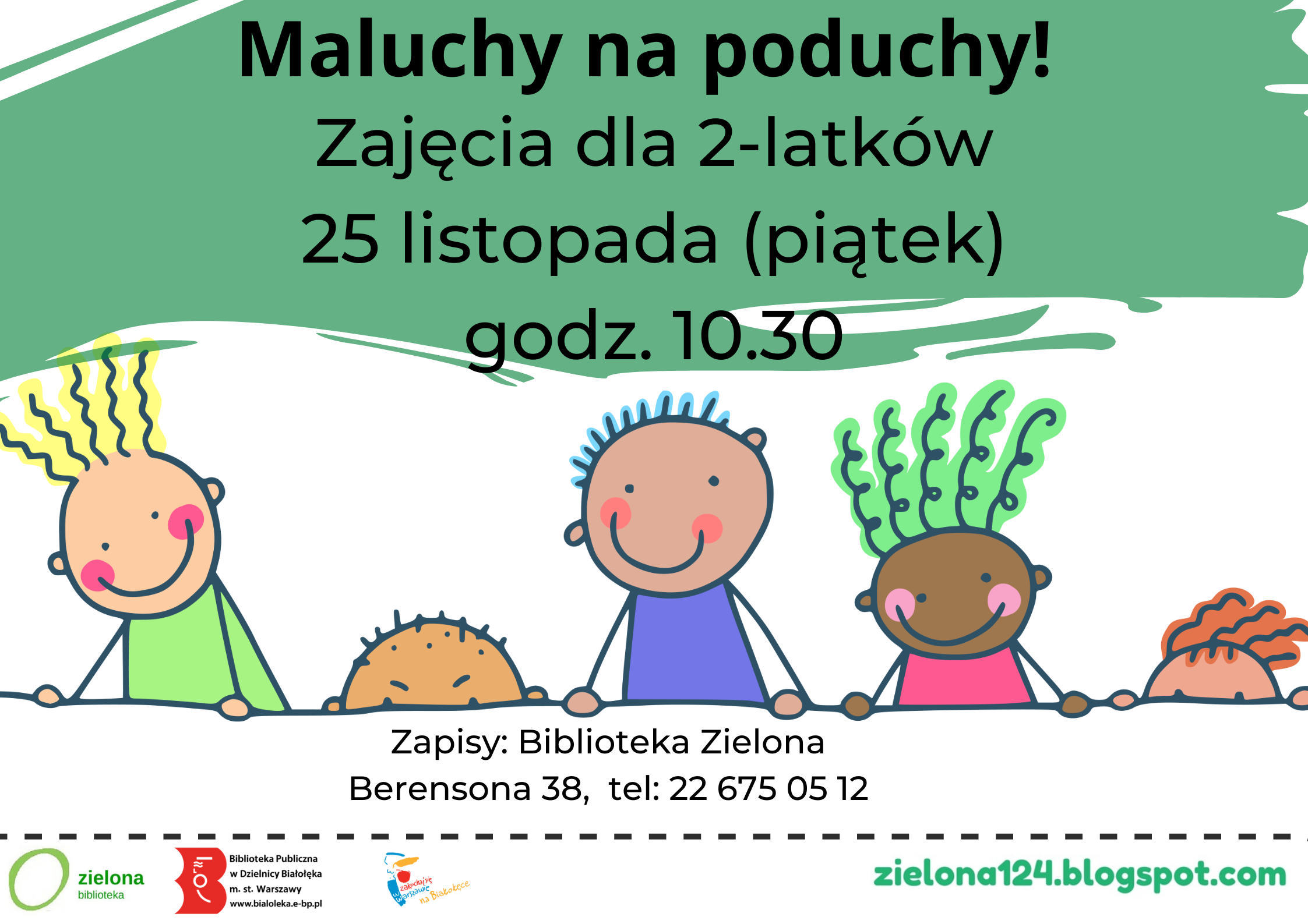 Read more about the article Maluchy na poduchy w listopadzie w Zielonej!