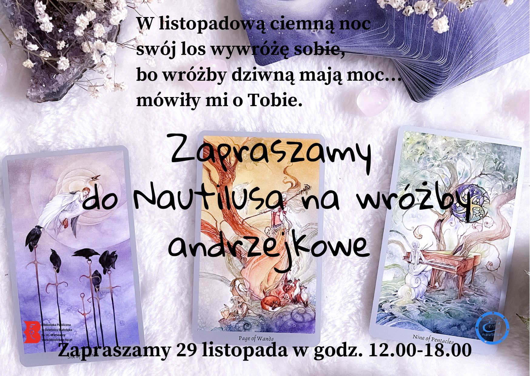 Read more about the article Wróżby andrzejkowe w Nautilusie!