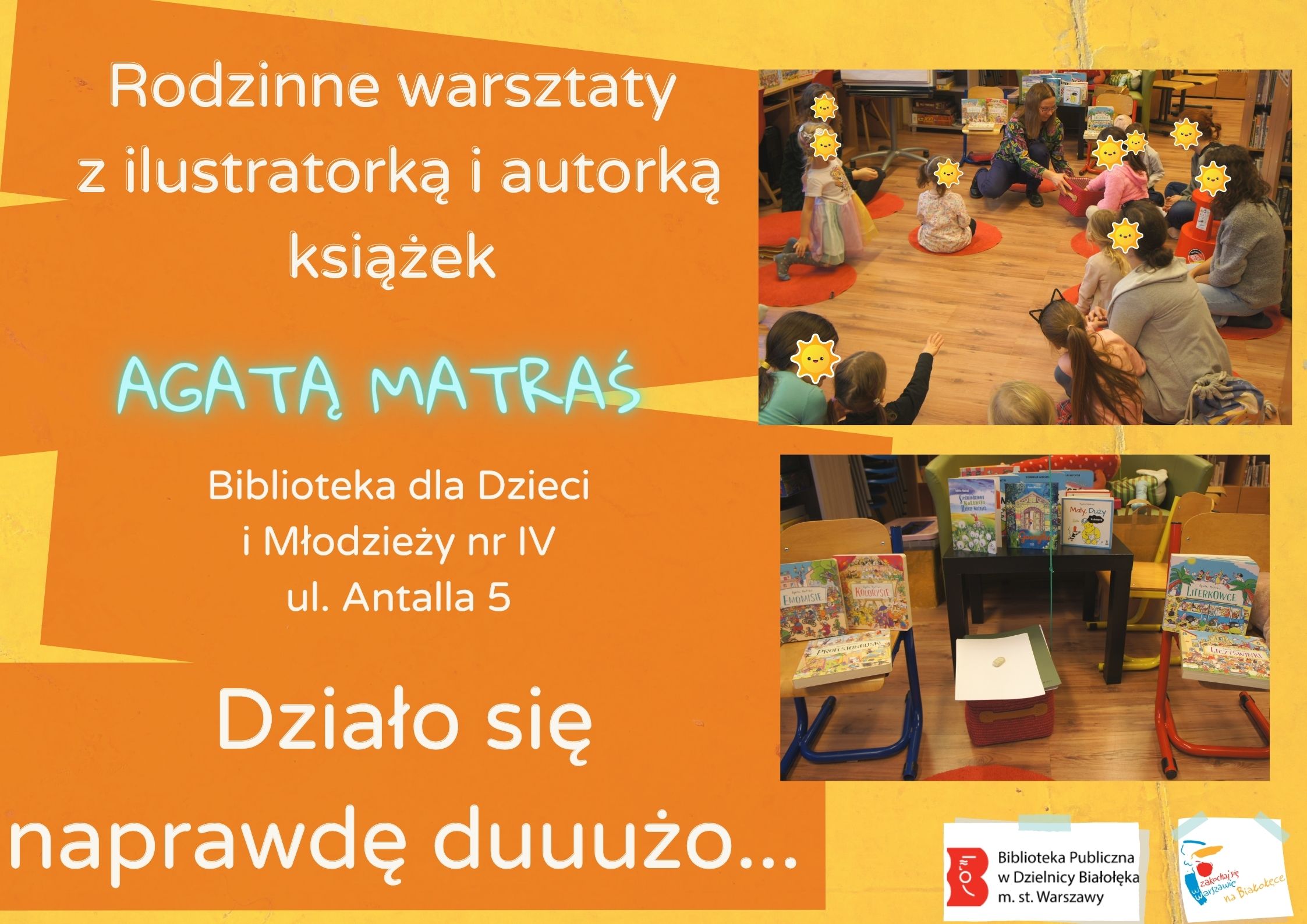 Read more about the article Rodzinne warsztaty z Agatą Matraś w BD IV
