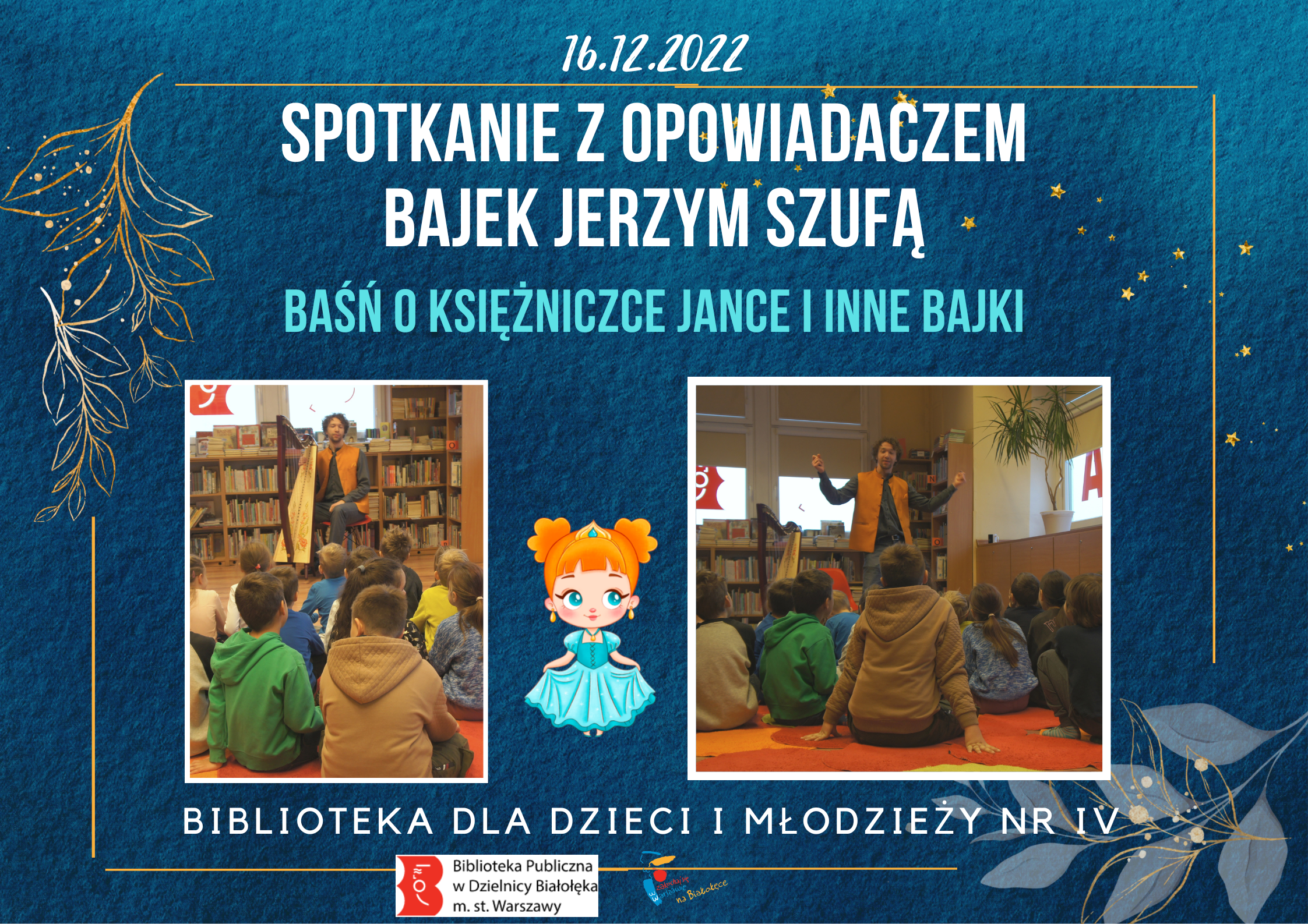 Read more about the article Poranek przy dźwiękach harfy i bajek w BD IV