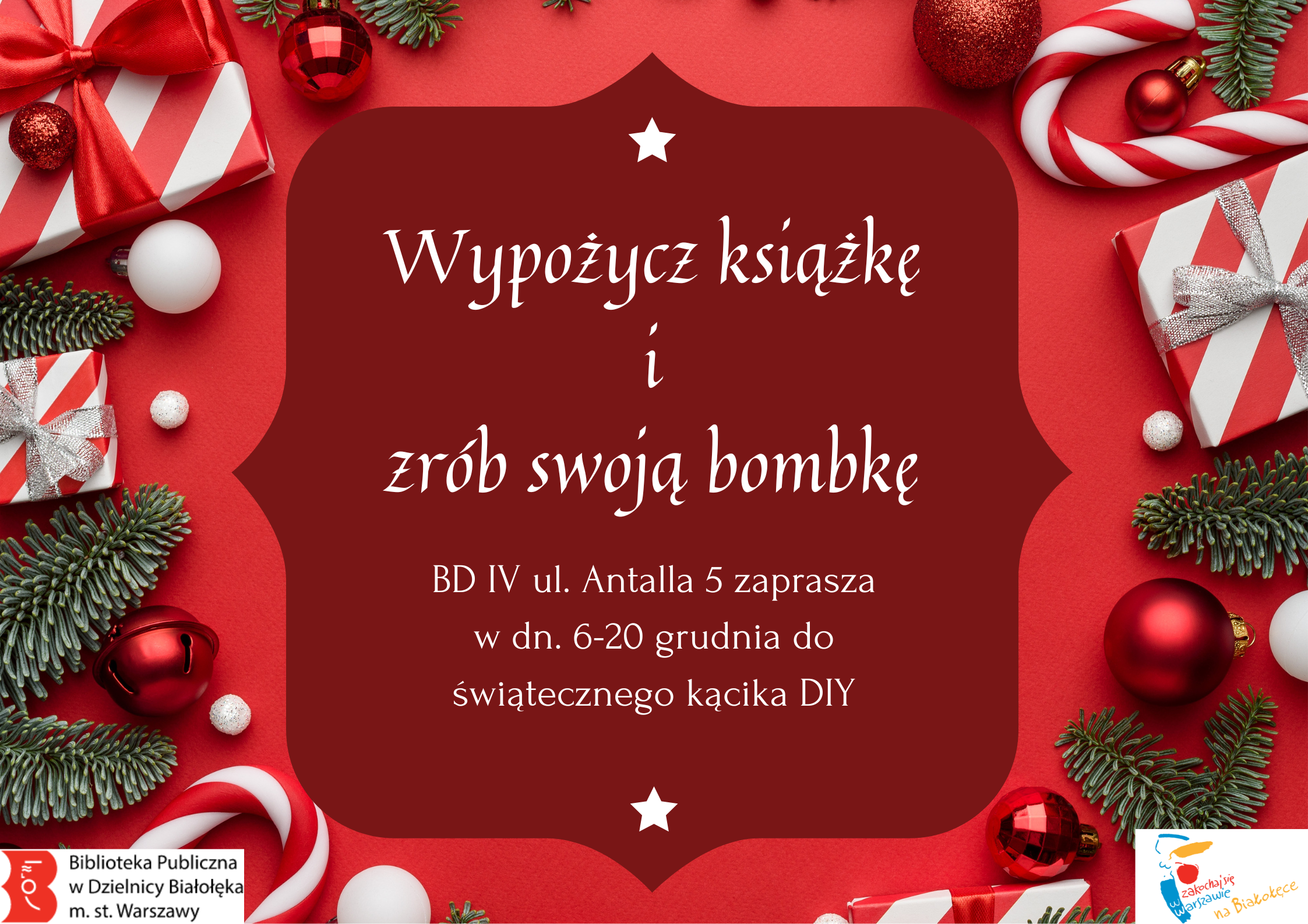Read more about the article Wypożycz książkę i zrób bombkę