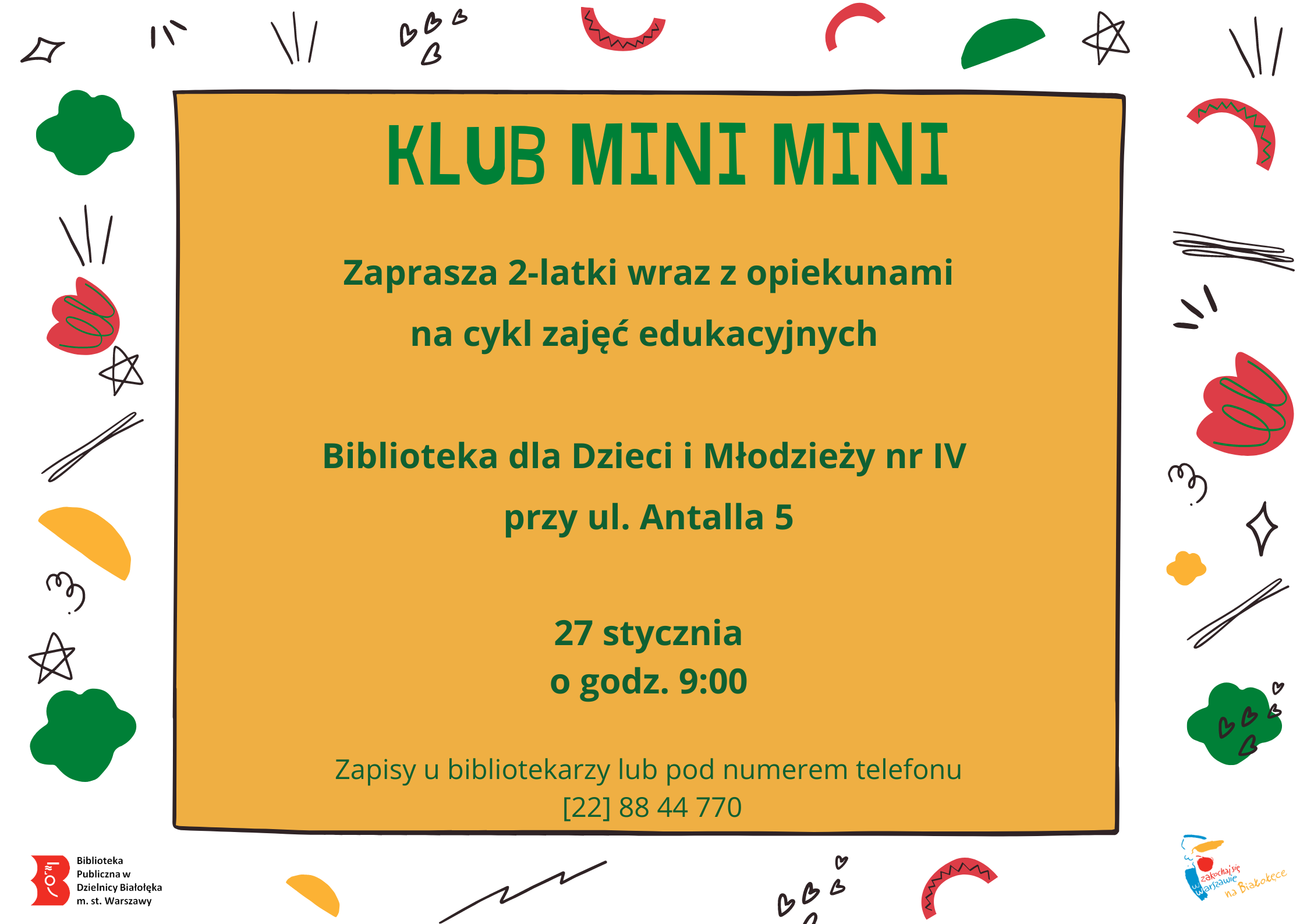 Read more about the article Zapraszamy na styczniowe spotkanie Klubu Mini Mini