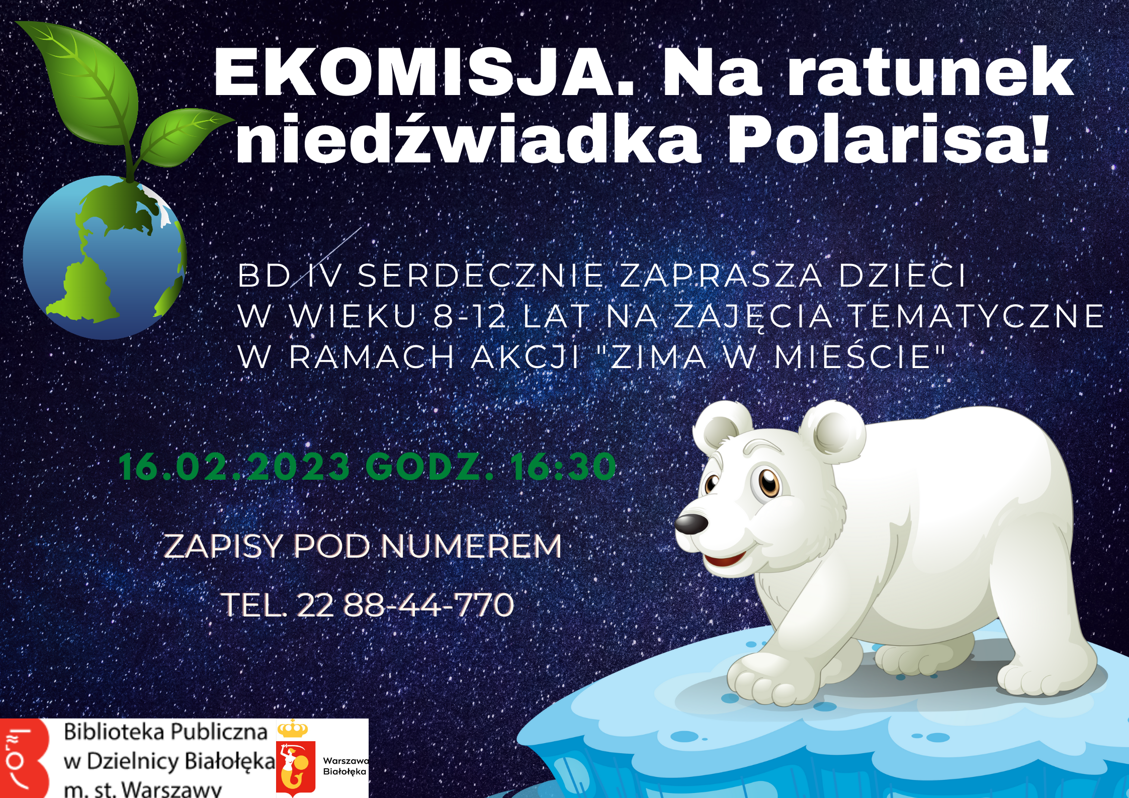 Read more about the article Ekomisja. Na ratunek niedźwiadka Polarisa!