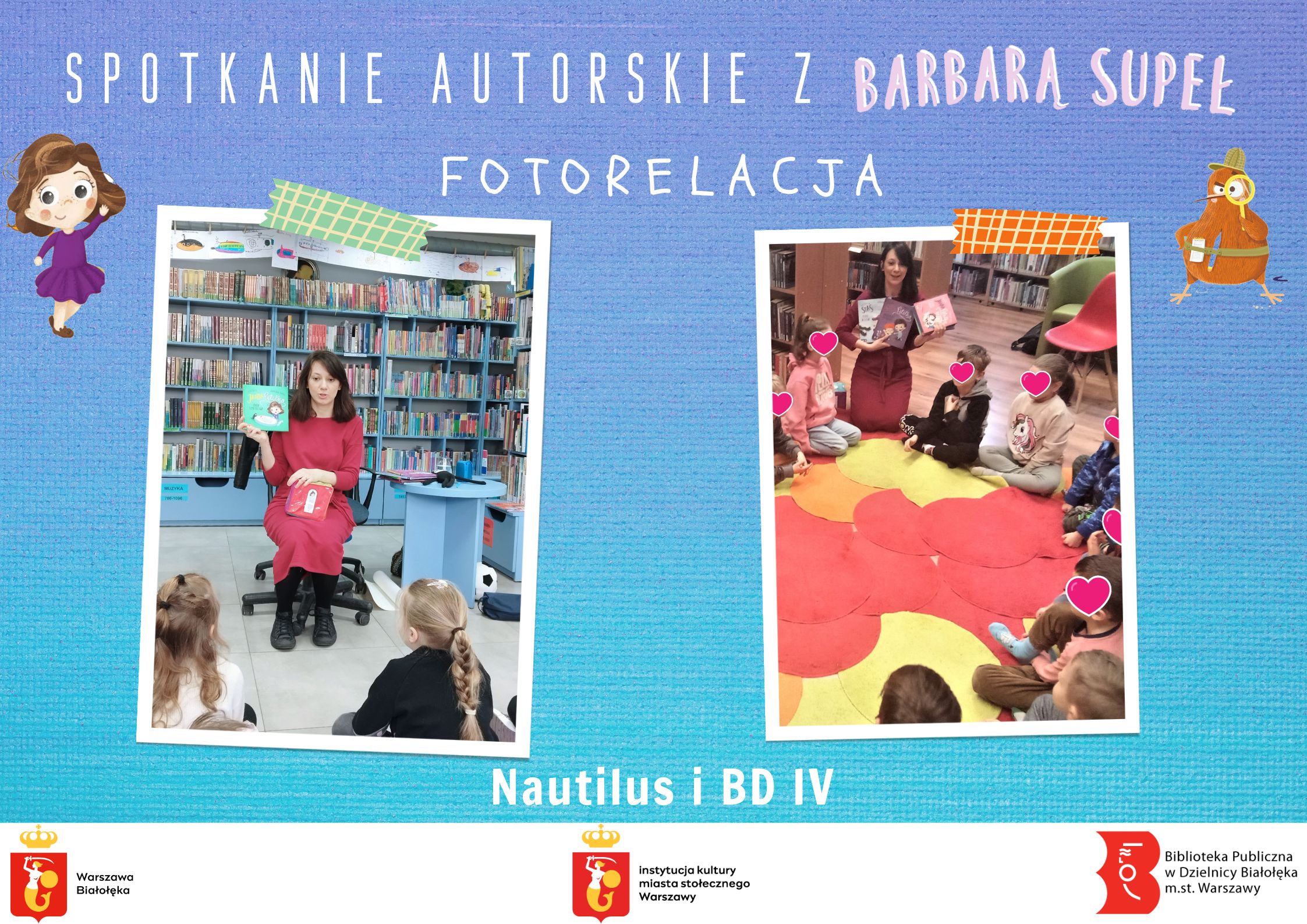 Read more about the article Spotkanie z rodziną Pętelków w Bibliotece