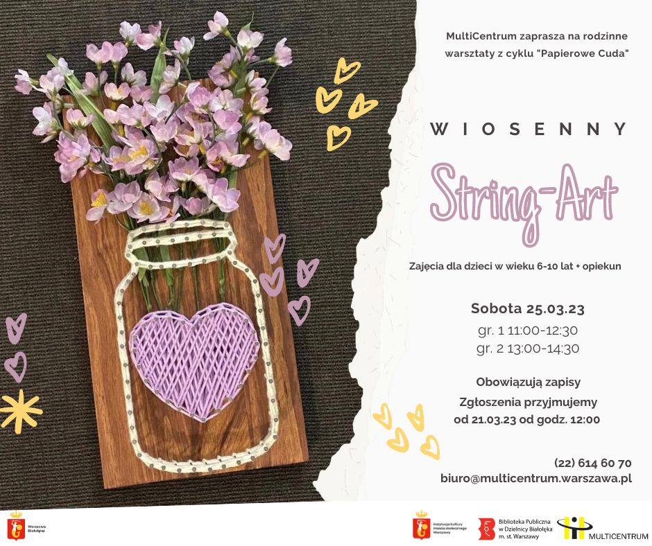 Read more about the article Wiosenny String-Art w MultiCentrum