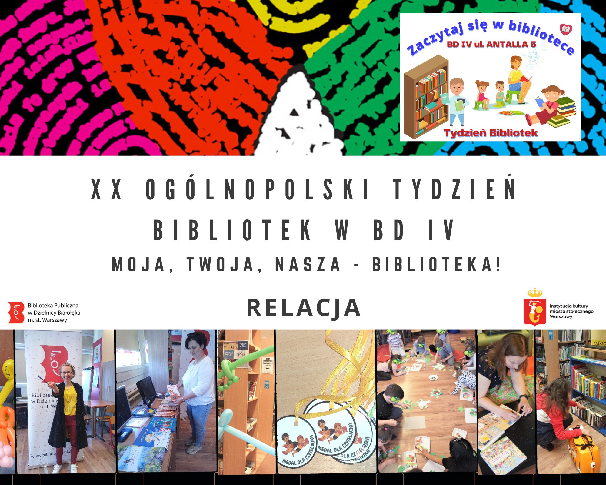 Read more about the article XX ogólnopolski Tydzień Bibliotek w BD IV. Moja, Twoja, Nasza – Biblioteka!