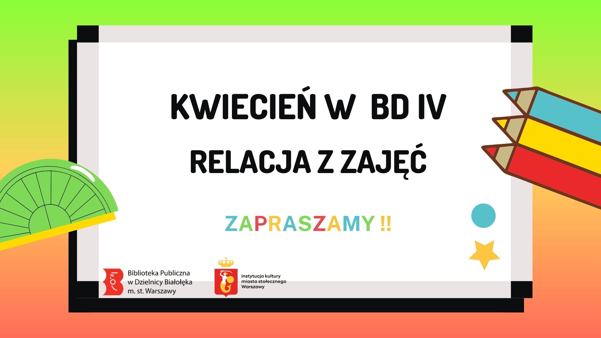 Read more about the article Kwietniowe zajęcia w BD IV – relacja