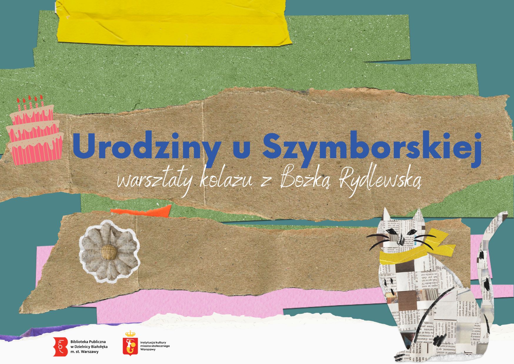 Read more about the article Urodziny u Szymborskiej. Warsztaty kolażu