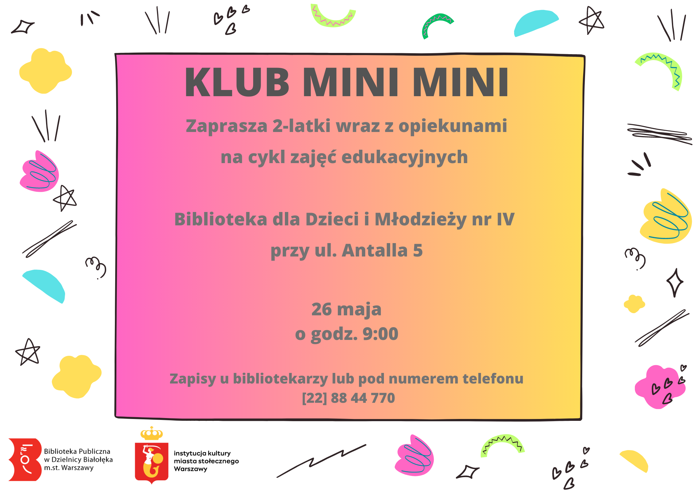 Read more about the article Klub Mini Mini zaprasza na kolejne spotkanie
