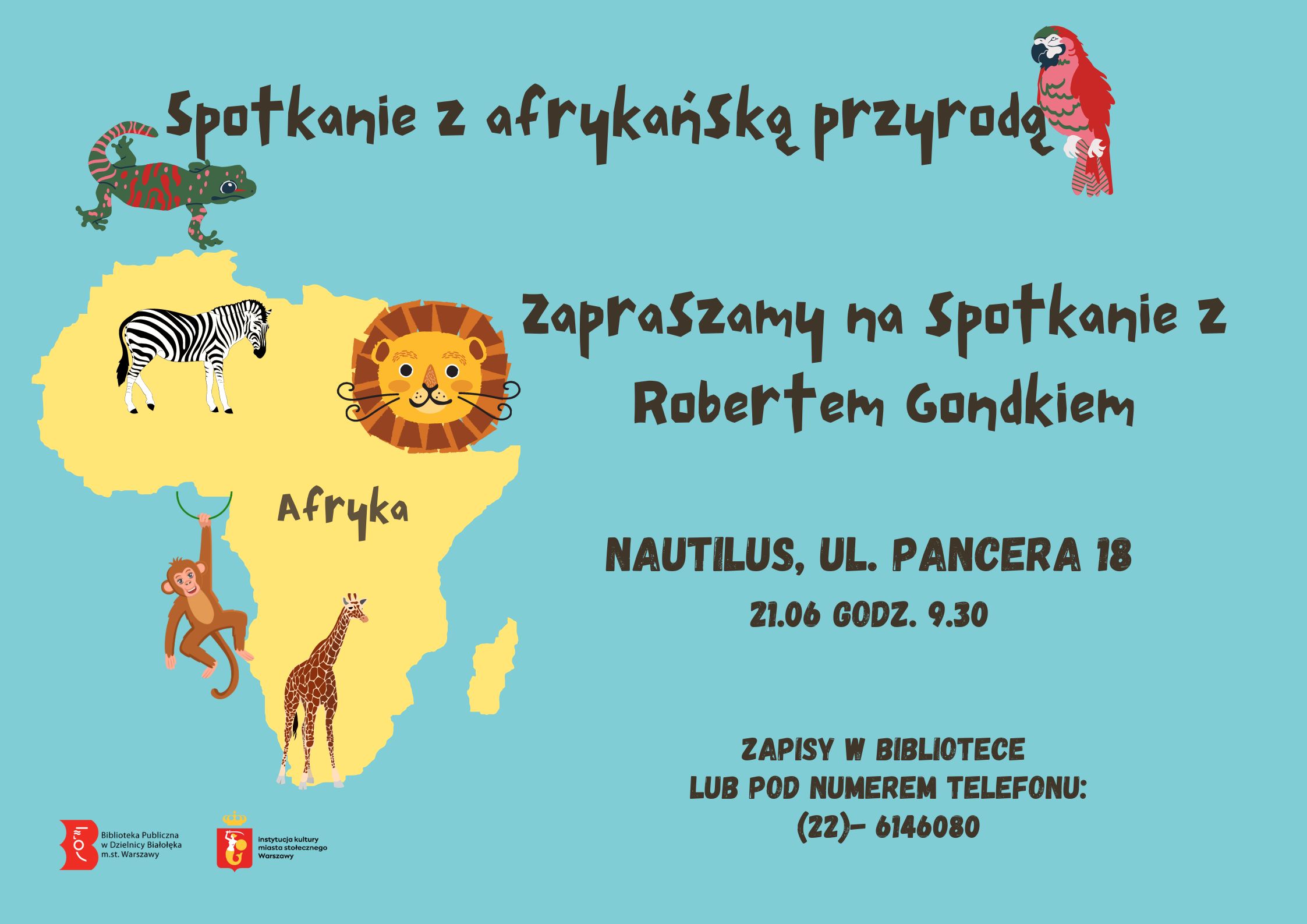 Read more about the article Spotkanie z afrykańską przyrodą w Nautilusie