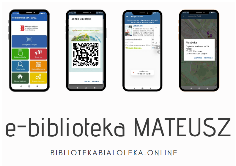 Read more about the article Biblioteczna aplikacja mobilna „e-biblioteka MATEUSZ”