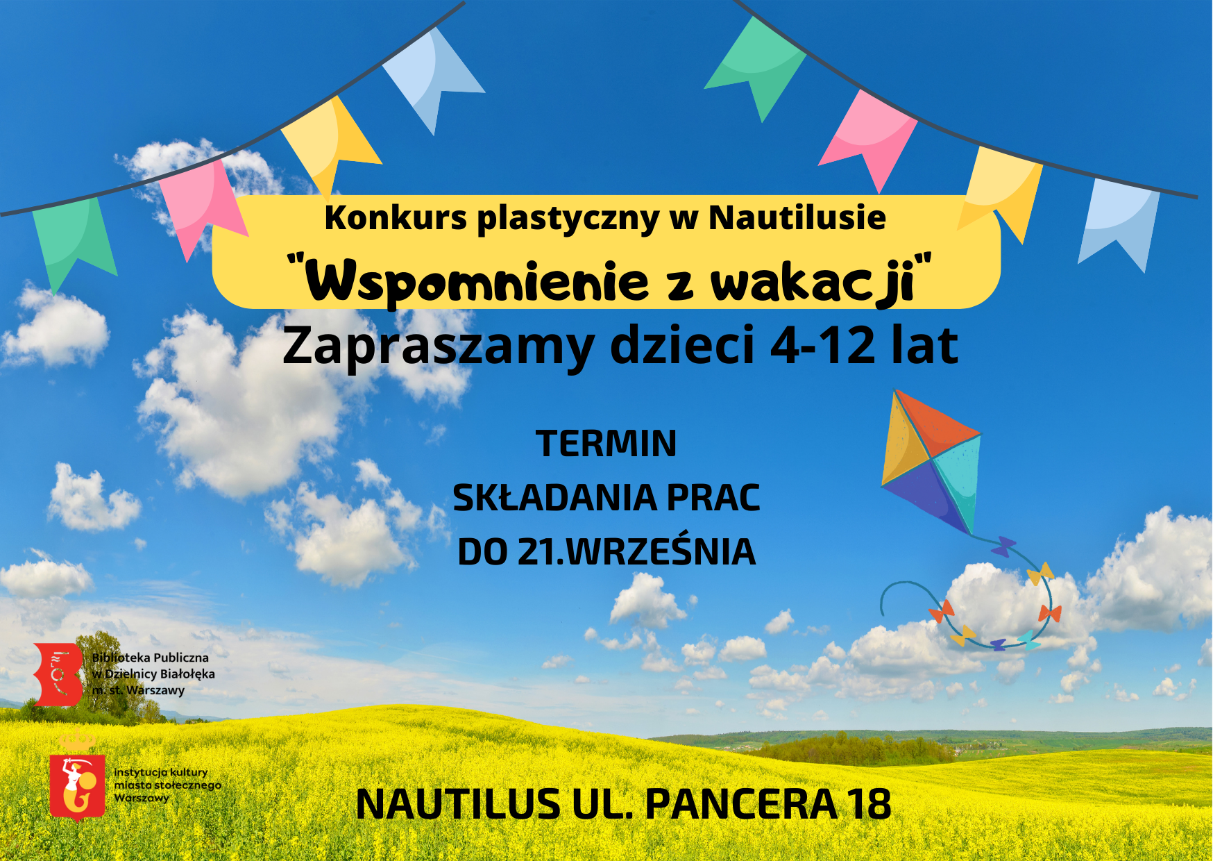 Read more about the article Konkurs plastyczny „Wspomnienie z wakacji”