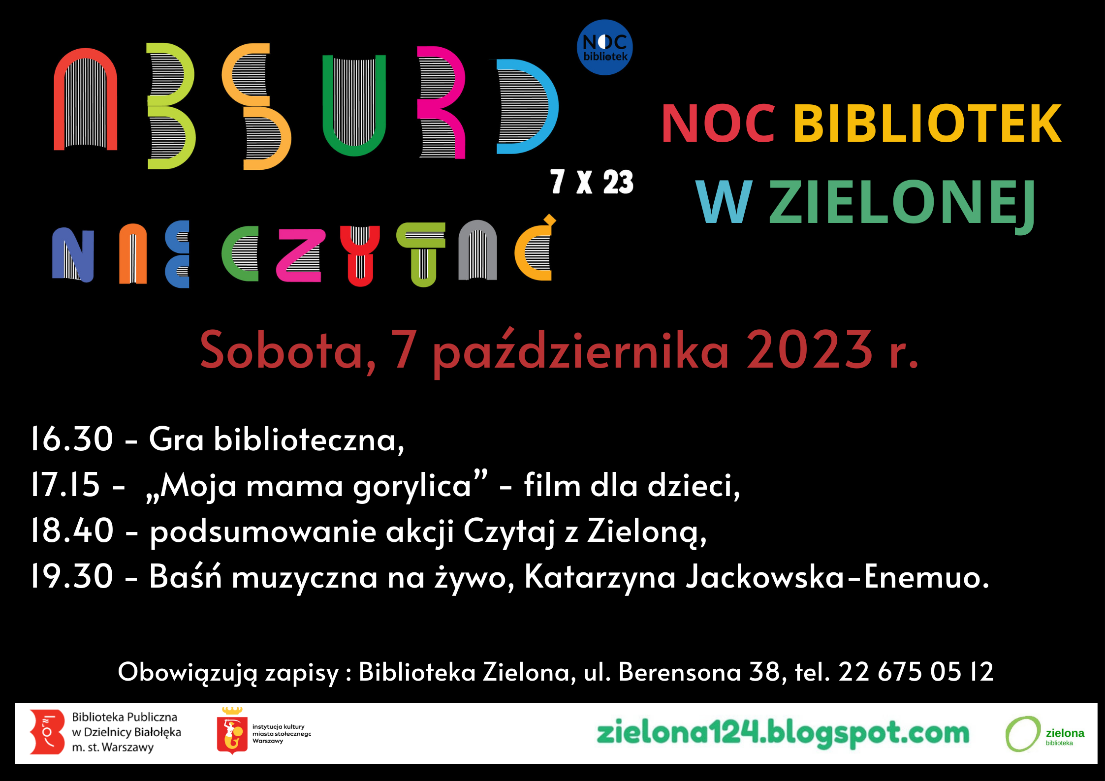 Read more about the article Noc Bibliotek w Zielonej