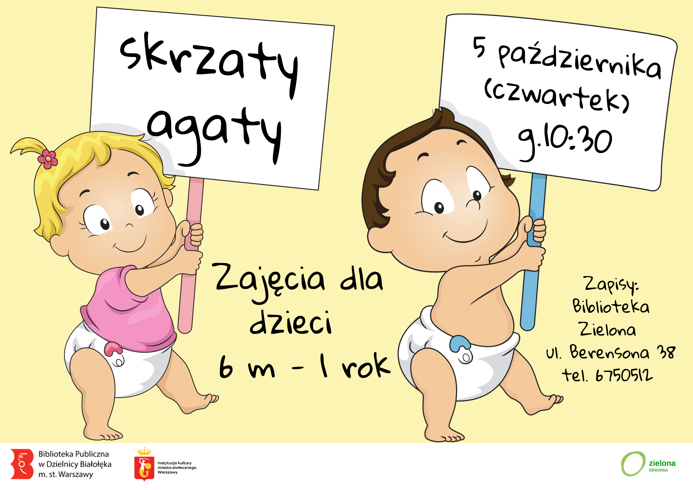 Read more about the article Nowe zajęcia dla dzieci w Zielone Bibliotece!