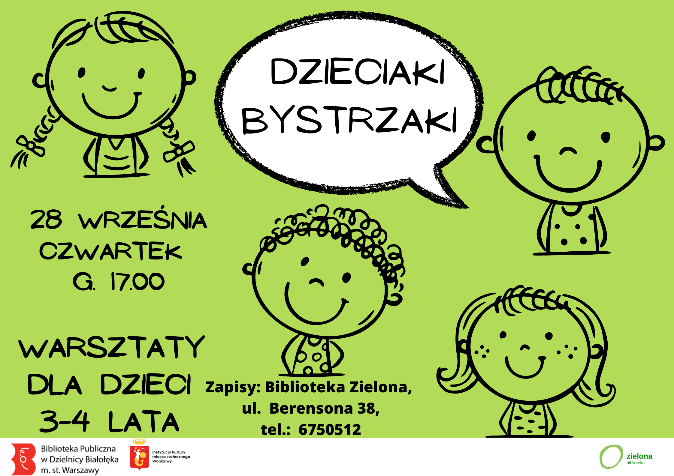 Read more about the article Dzieciaki Bystrzaki w Zielonej Bibliotece