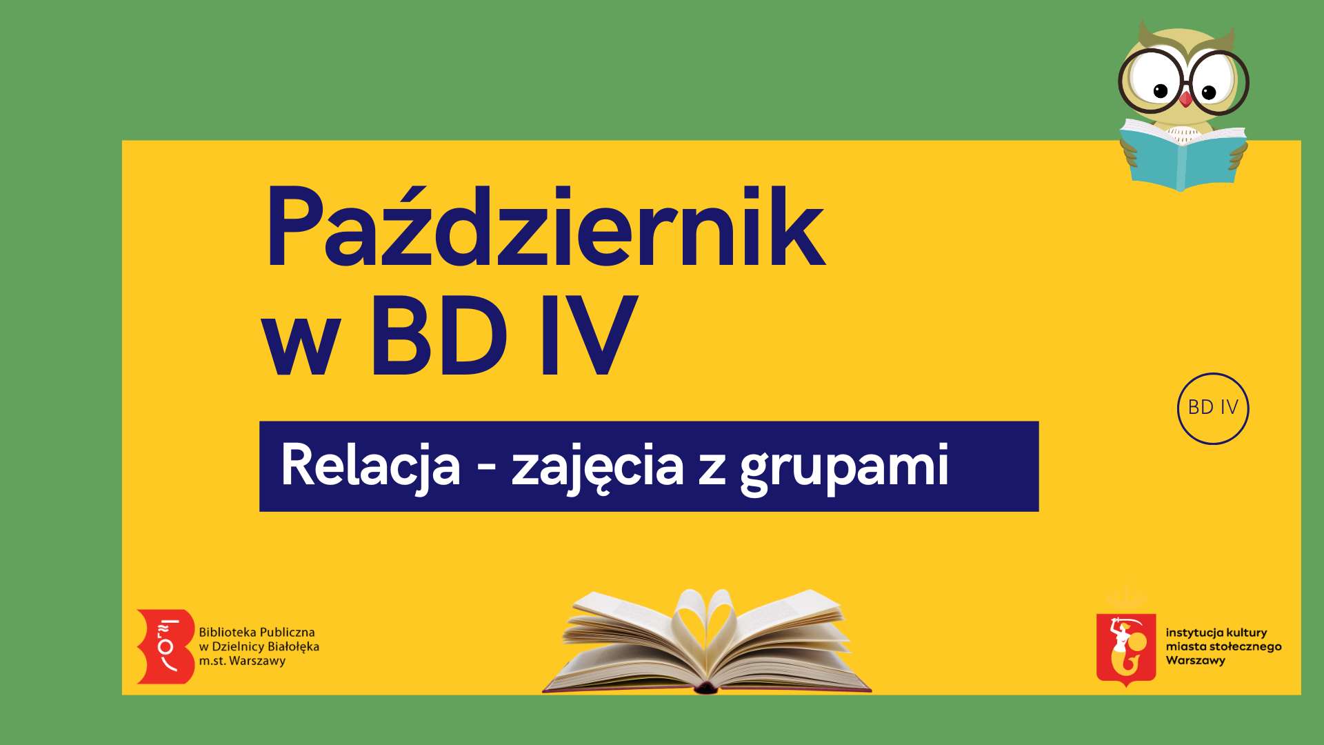 Read more about the article Październikowe zajęcia z grupami w BD IV – RELACJA