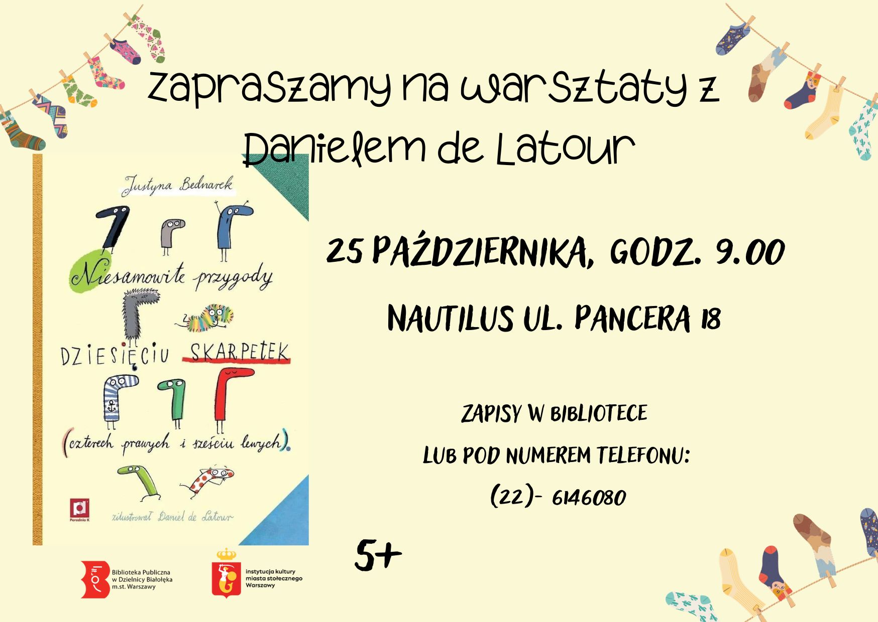 Read more about the article Zapraszamy na warsztaty z Danielem de Latour