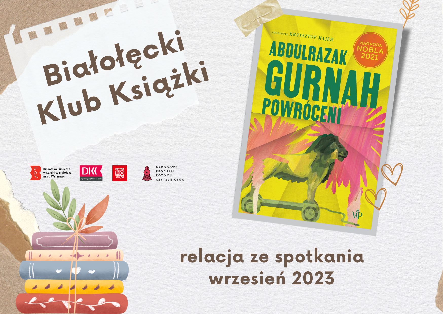 Read more about the article Białołęcki Klub Książki – relacja ze spotkania