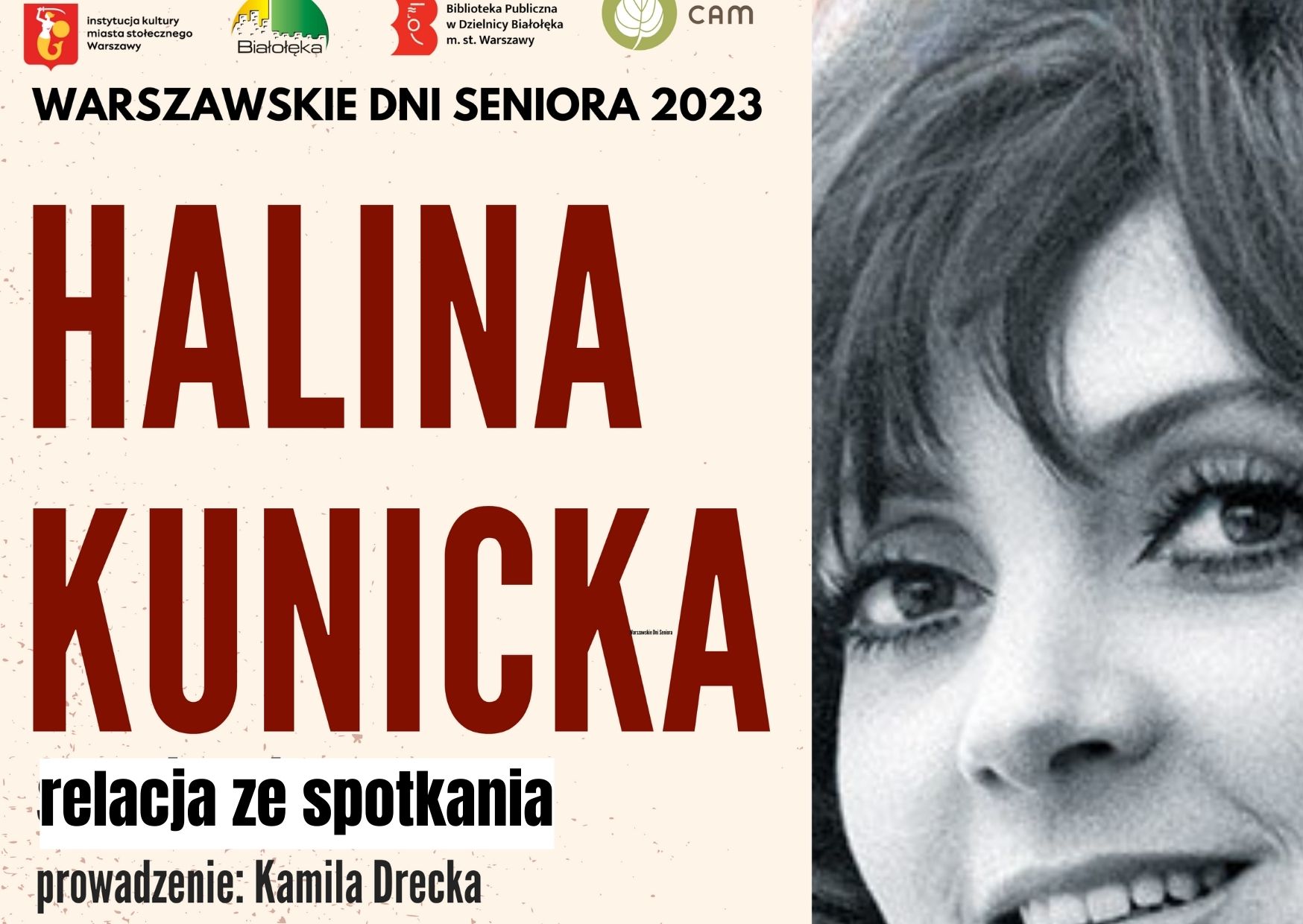 Read more about the article Spotkanie z Haliną Kunicką. Relacja