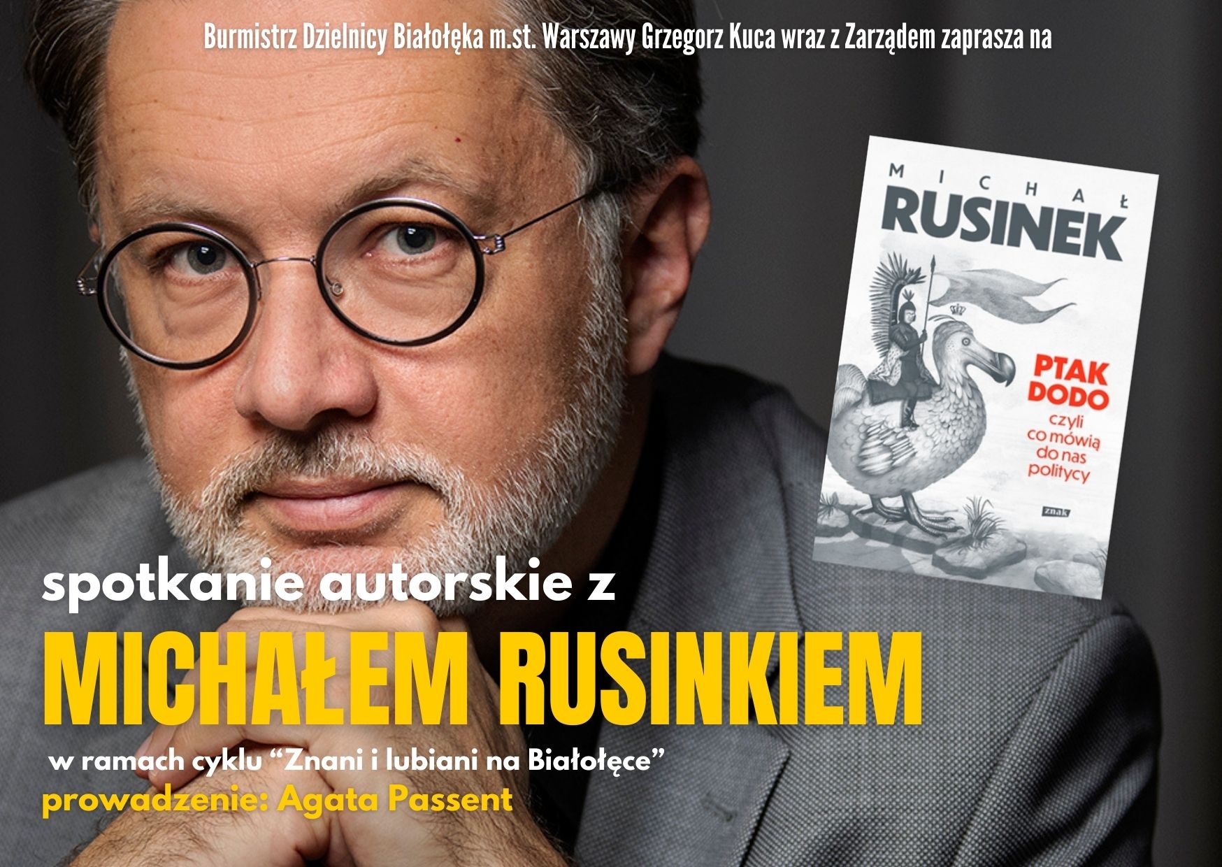 Read more about the article Spotkanie autorskie z Michałem Rusinkiem