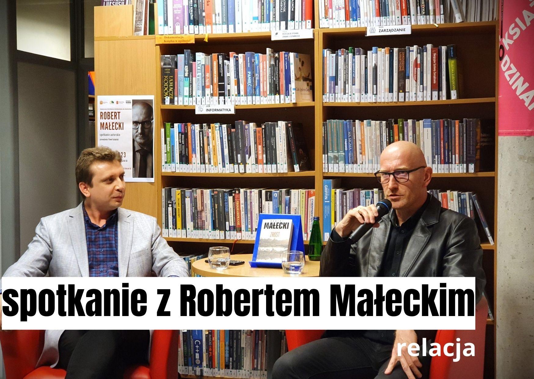 Read more about the article Spotkanie autorskie z Robertem Małeckim – relacja