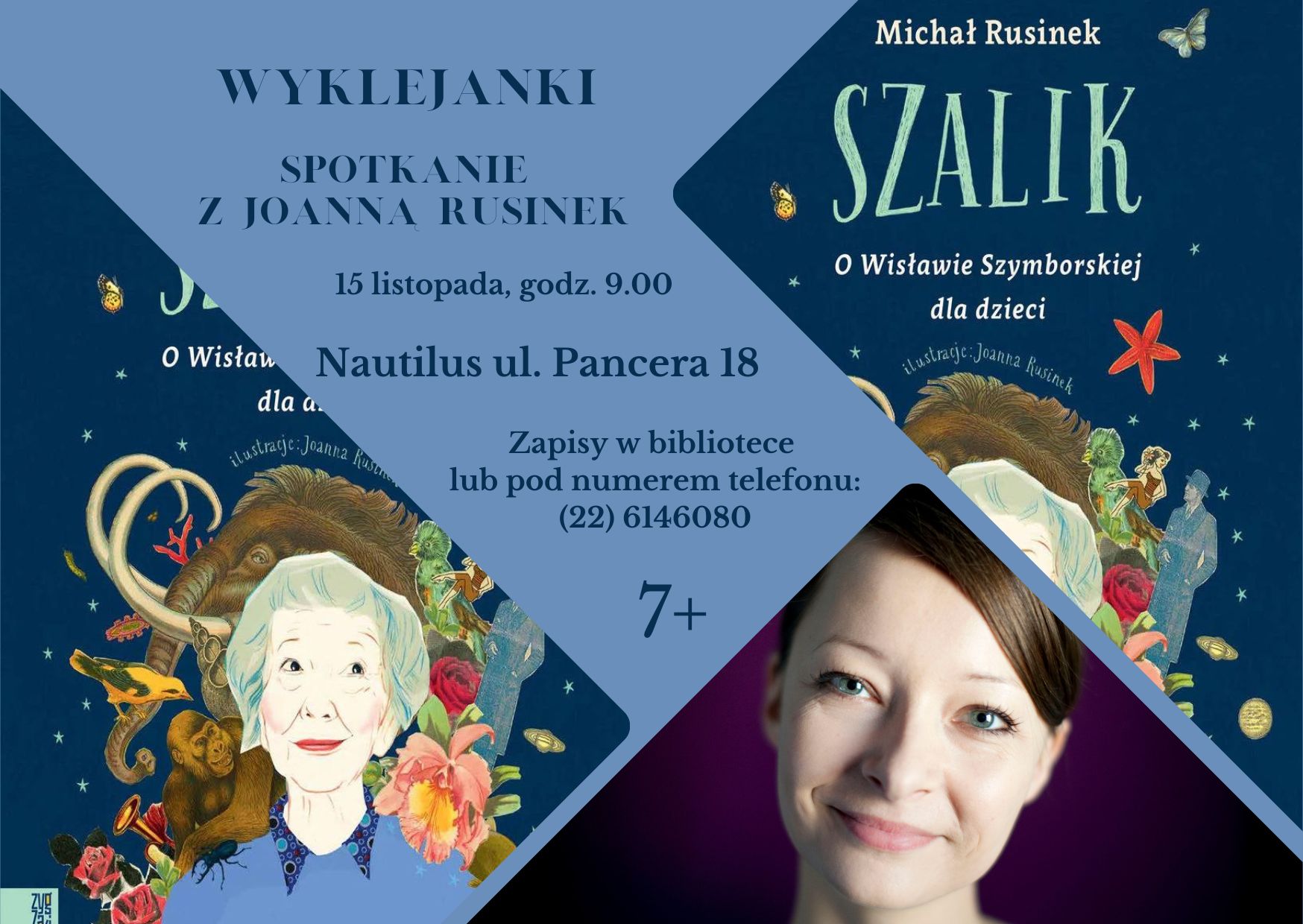 Read more about the article Zapraszamy do Nautilusa na spotkanie z Joanną Rusinek
