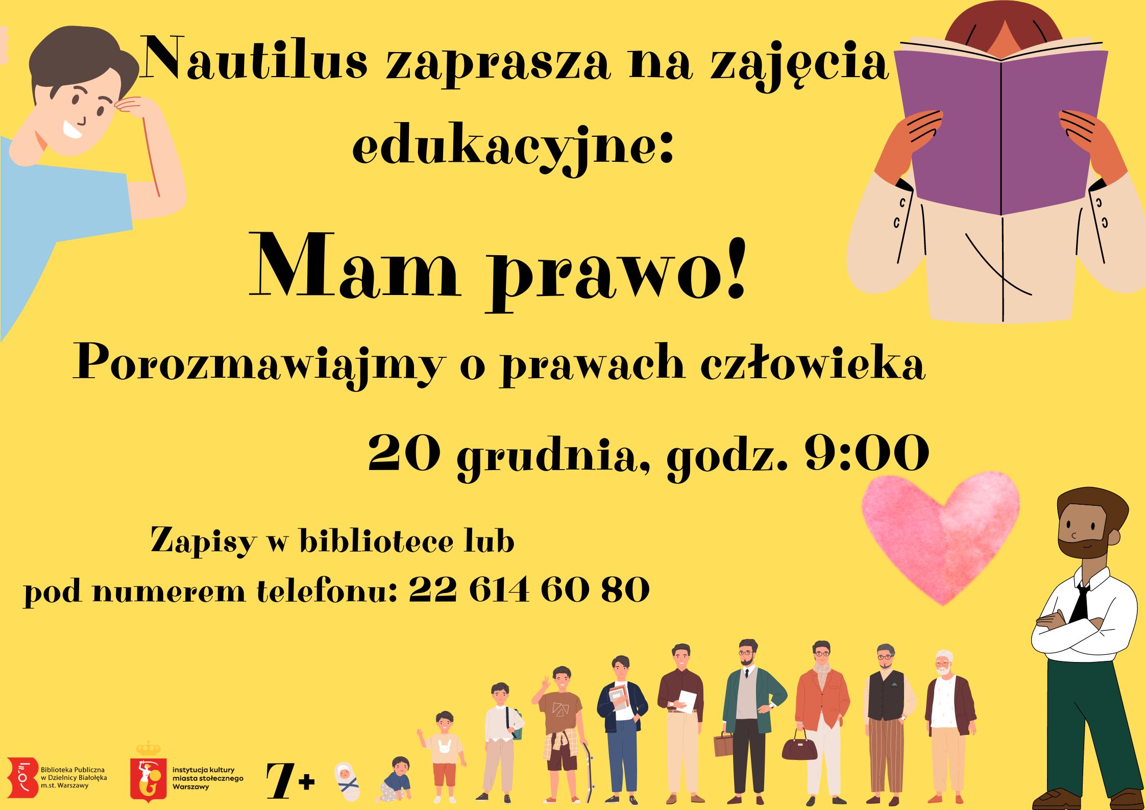 Read more about the article Mam prawo! – Nautilus zaprasza na zajęcia edukacyjne