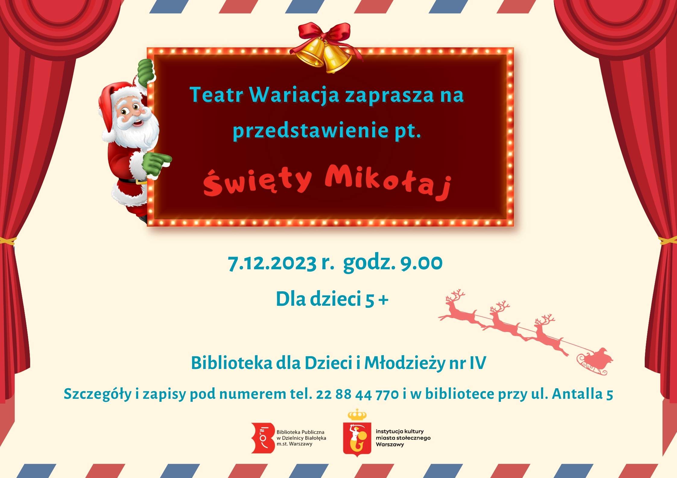 Read more about the article Teatr Wariacja w BD IV – przedstawienie: Święty Mikołaj