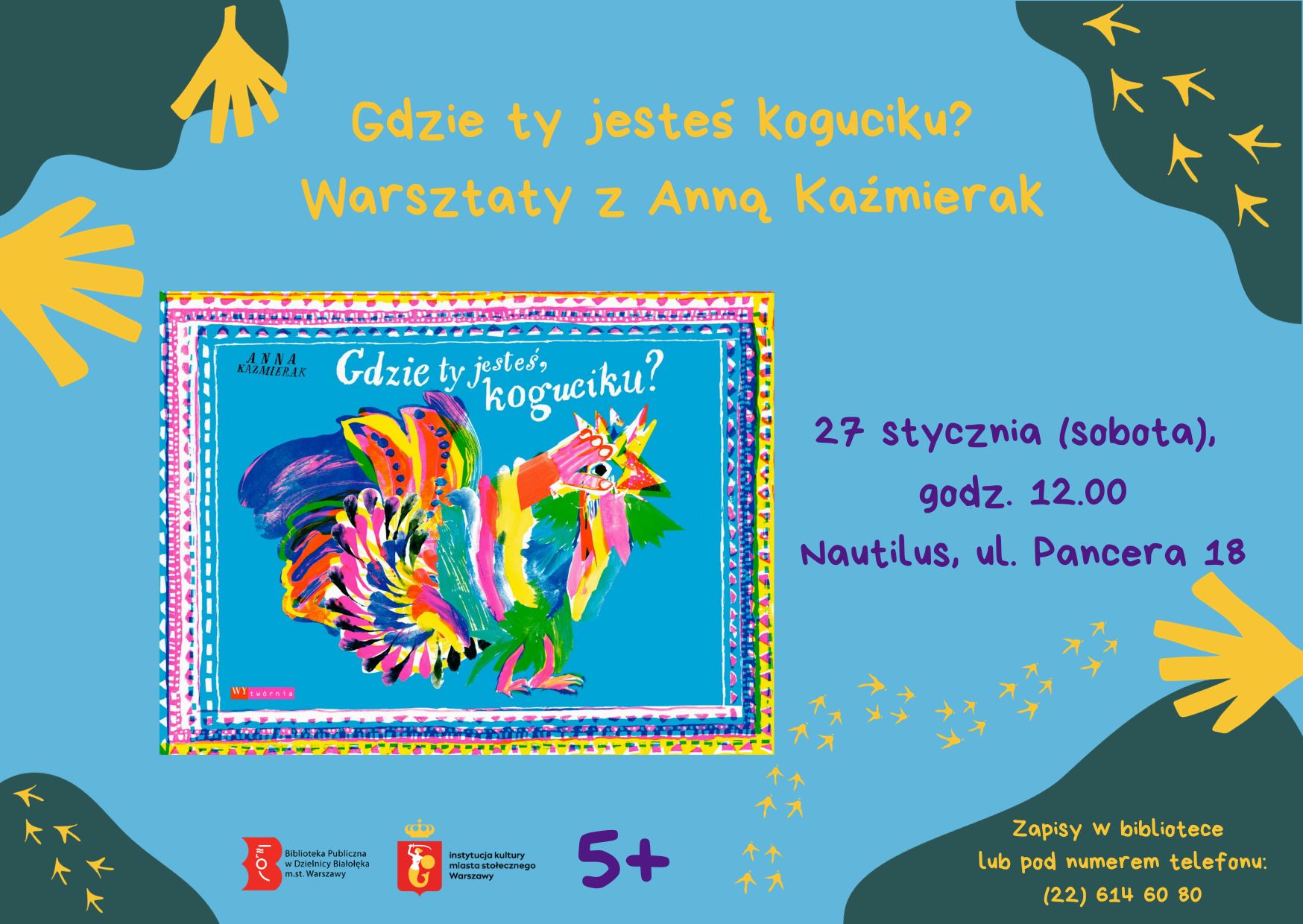 Read more about the article Warsztaty w Nautilusie. Gdzie ty jesteś koguciku?