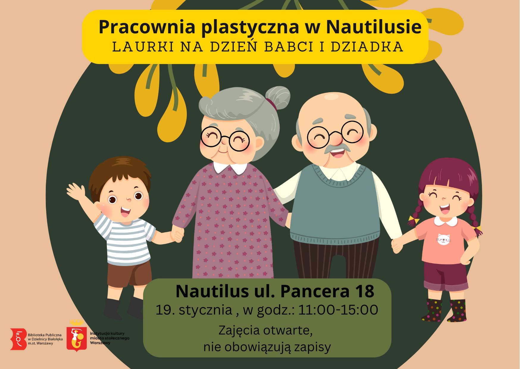 Read more about the article  Pracownia plastyczna w Nautilusie. Świętujemy Dzień Babci i Dziadka