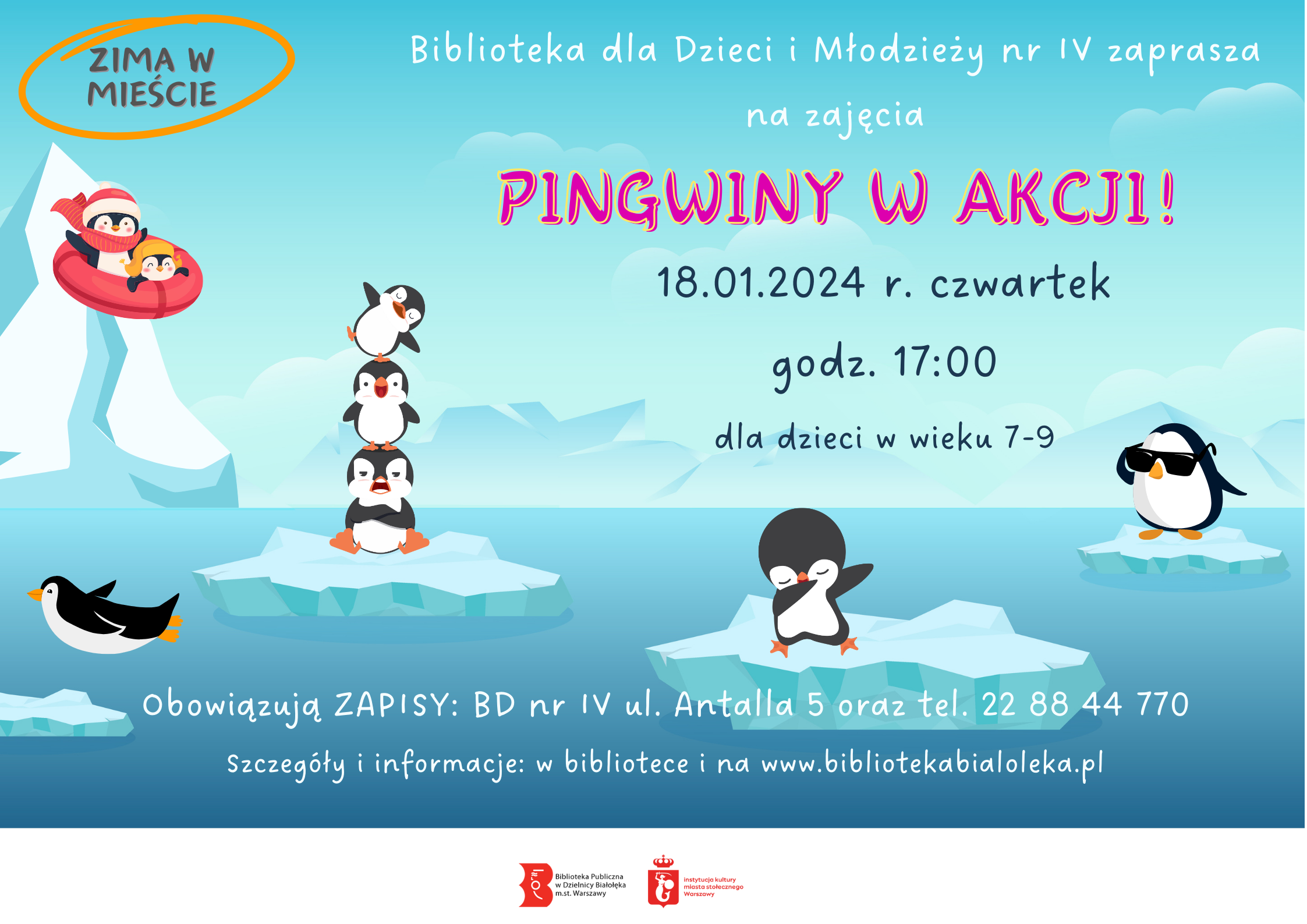 Read more about the article Pingwiny w akcji! – Zima w Mieście w BD IV