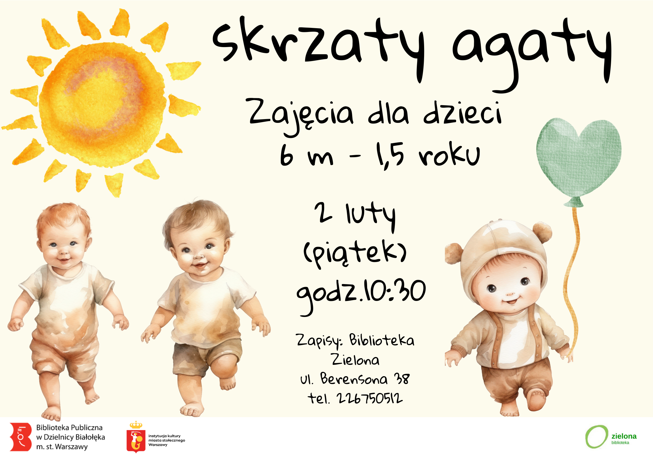 Read more about the article Skrzaty Agaty. Zajęcia dla najmłodszych w Zielonej.