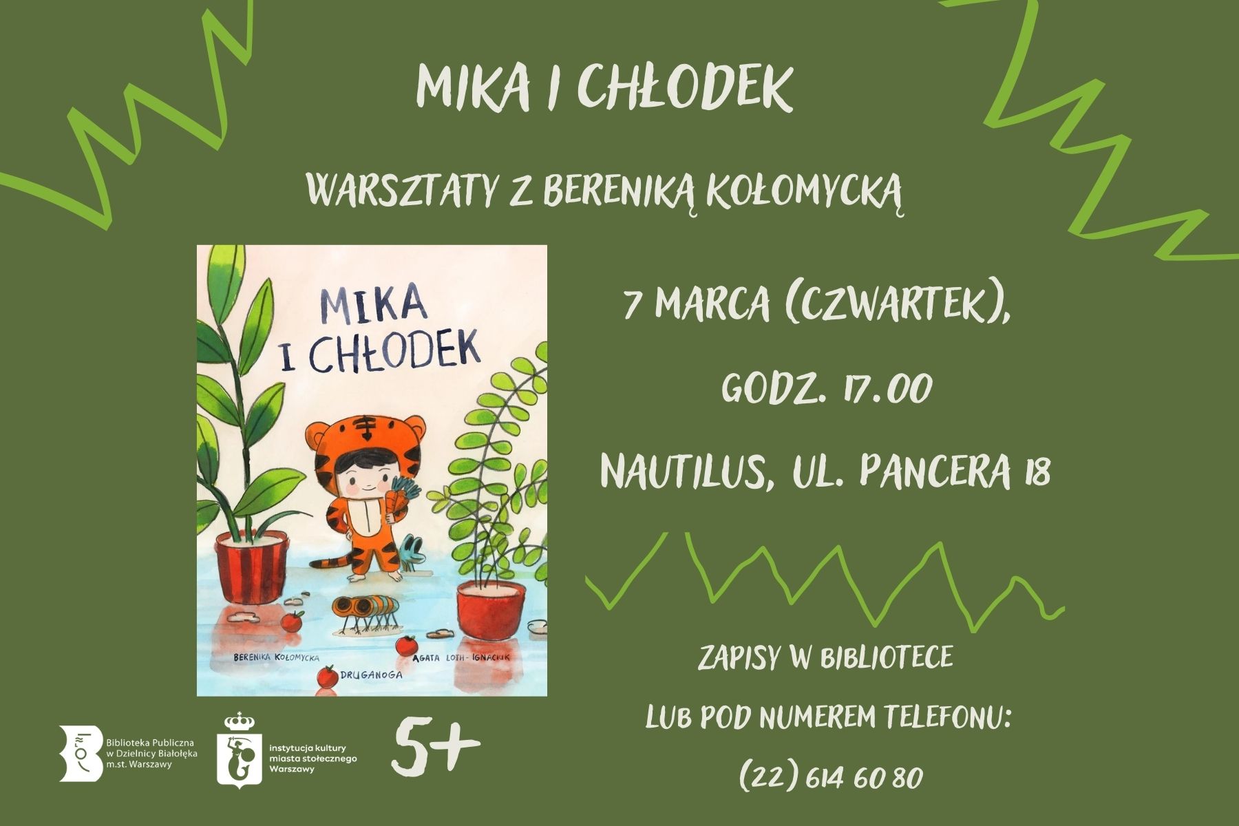 Read more about the article Mika i Chłodek- warsztaty w Nautilusie