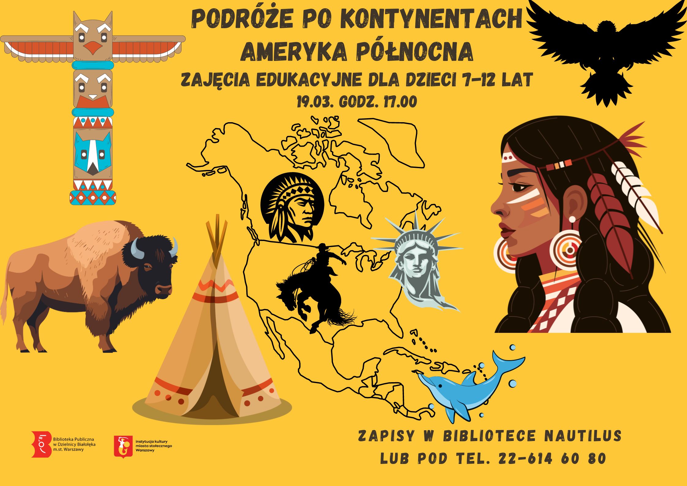 Read more about the article Podróże po kontynentach. Ameryka Północna – zajęcia edukacyjne w Nautilusie