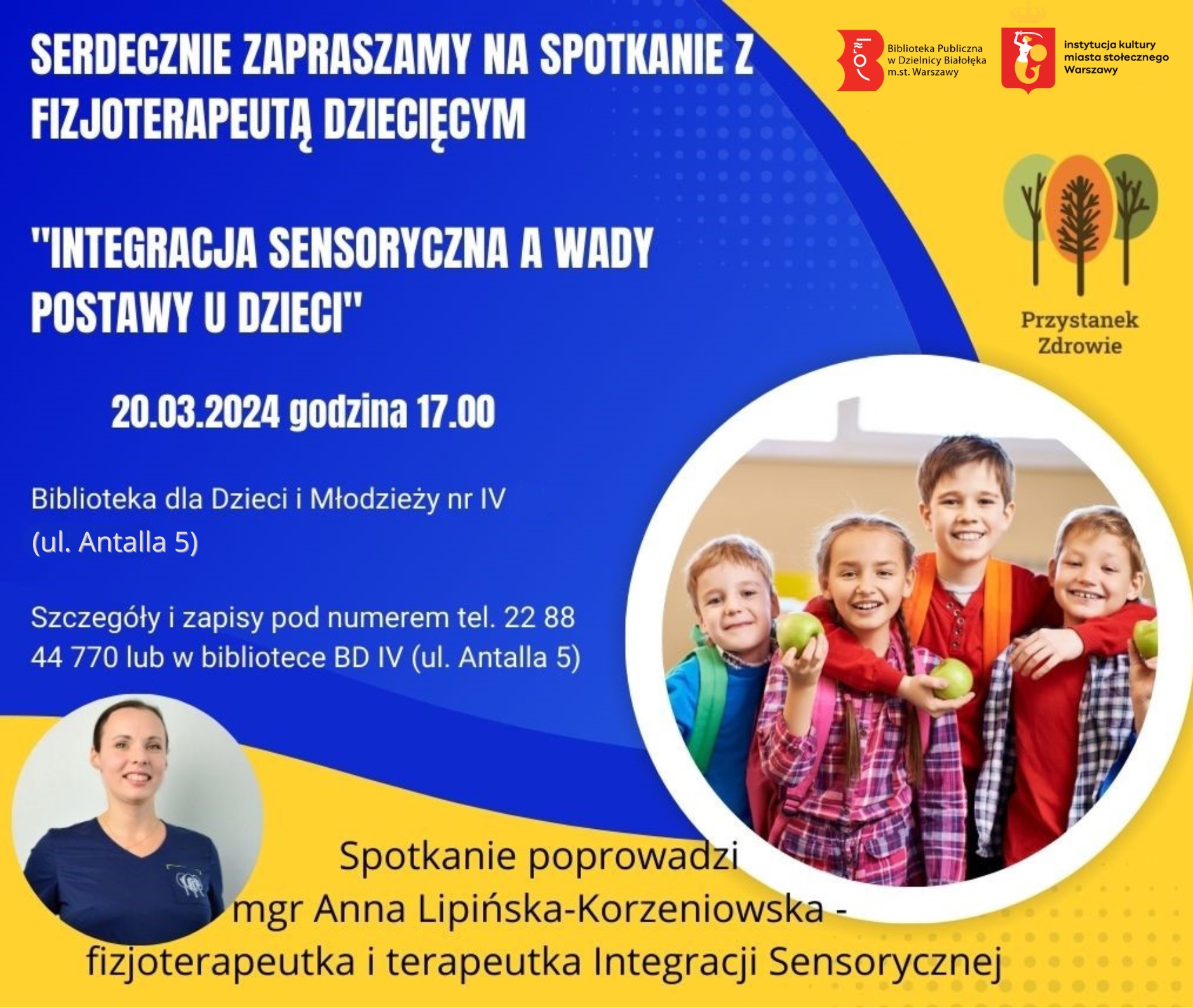 Read more about the article Spotkanie z fizjoterapeutką dziecięcą w BD IV