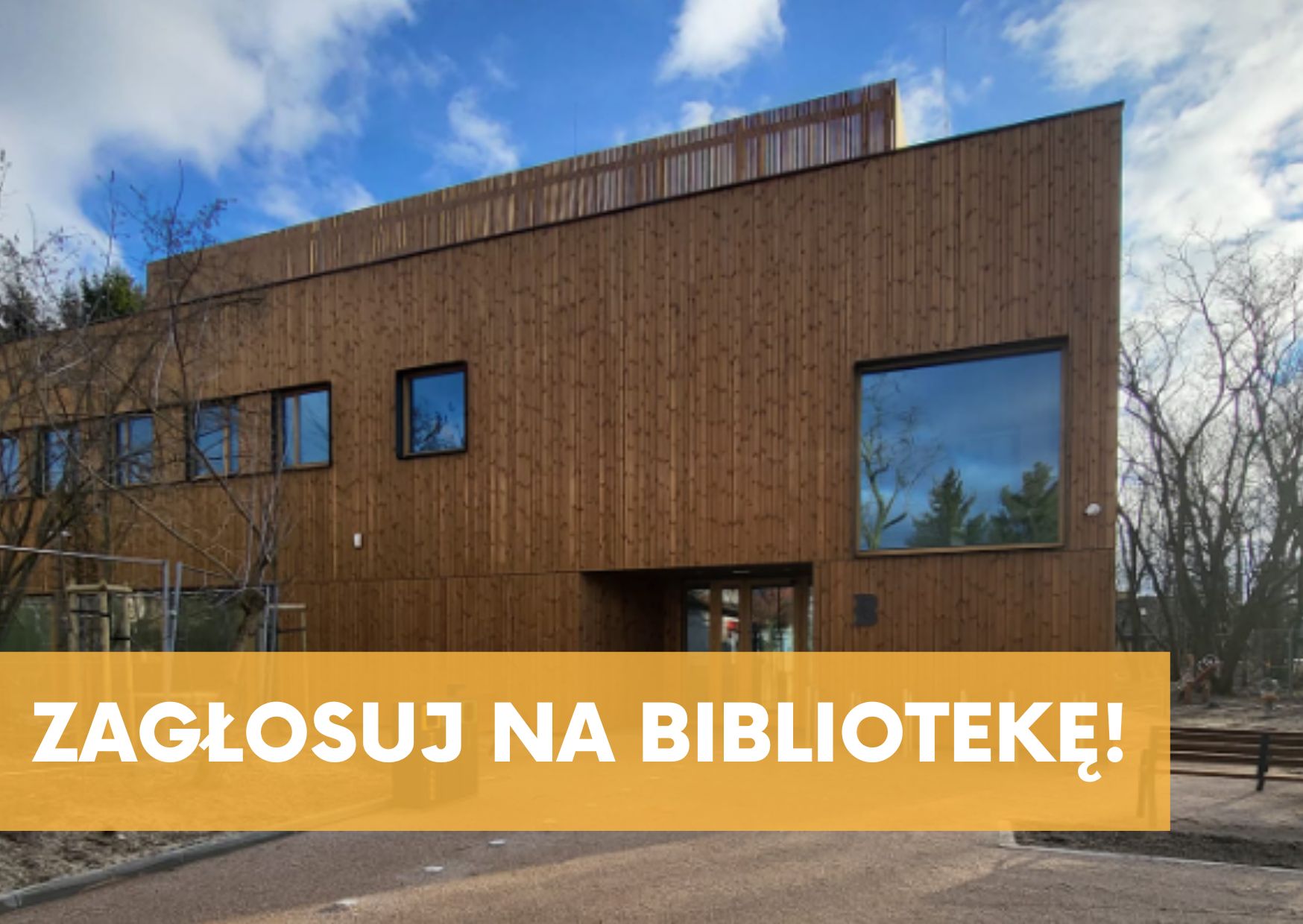 Read more about the article Konkurs architektoniczny. Zagłosuj na Bibliotekę na Choszczówce!