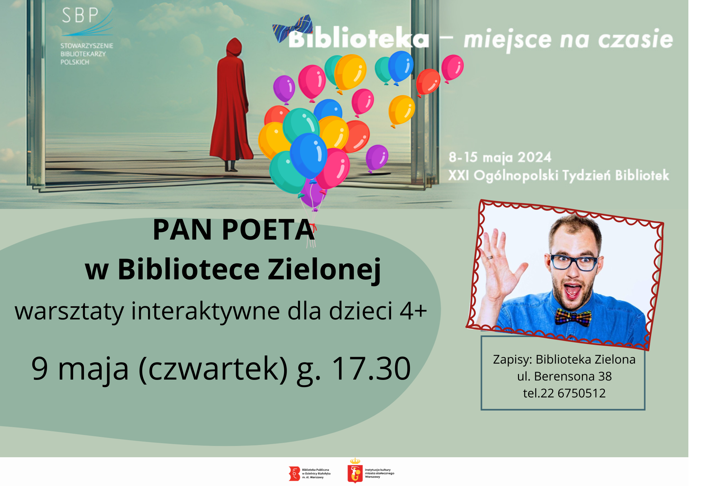 Read more about the article Pan Poeta przybywa do Zielonej!