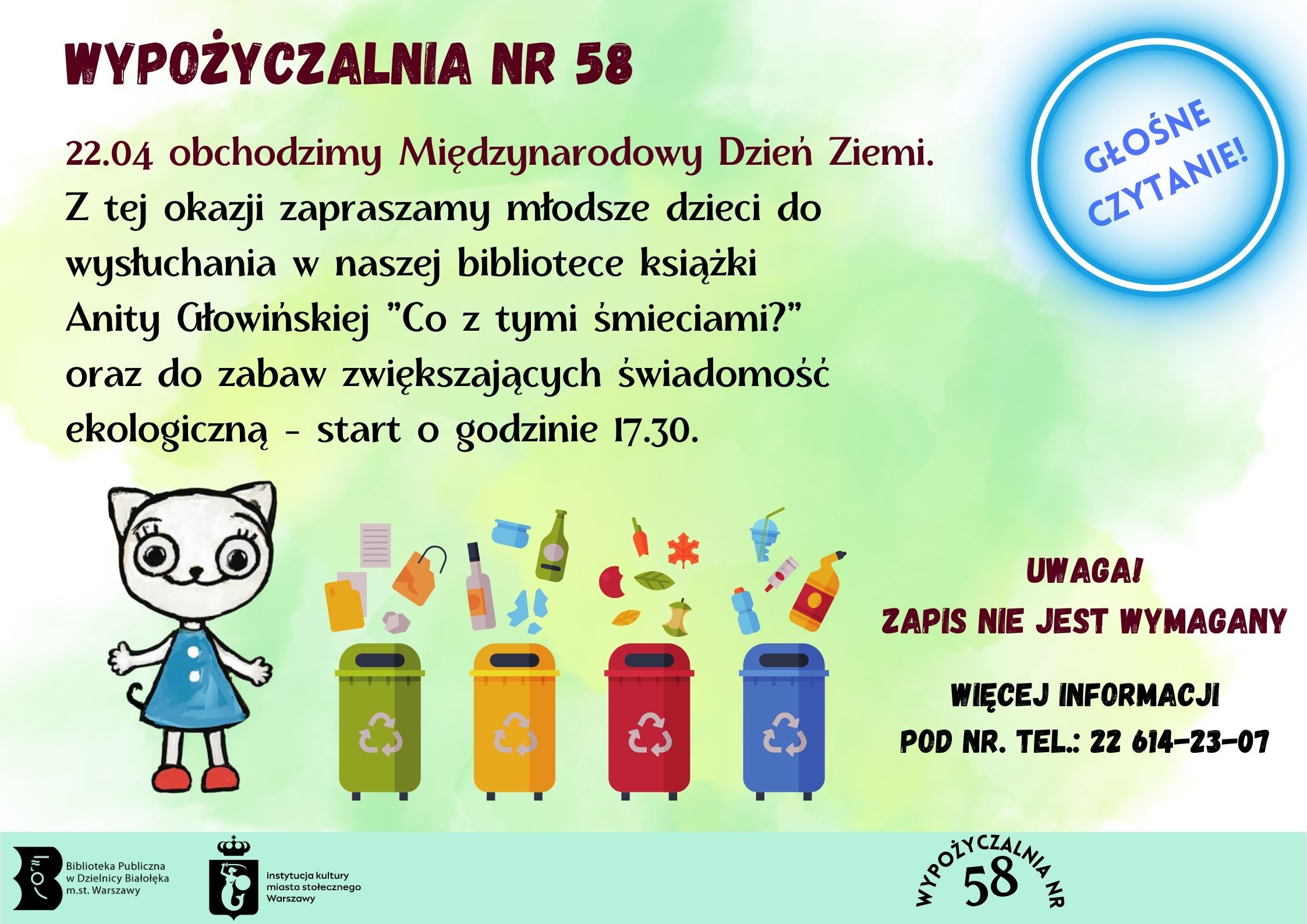 Read more about the article Międzynarodowy Dzień Ziemi w Wypożyczalni Nr 58