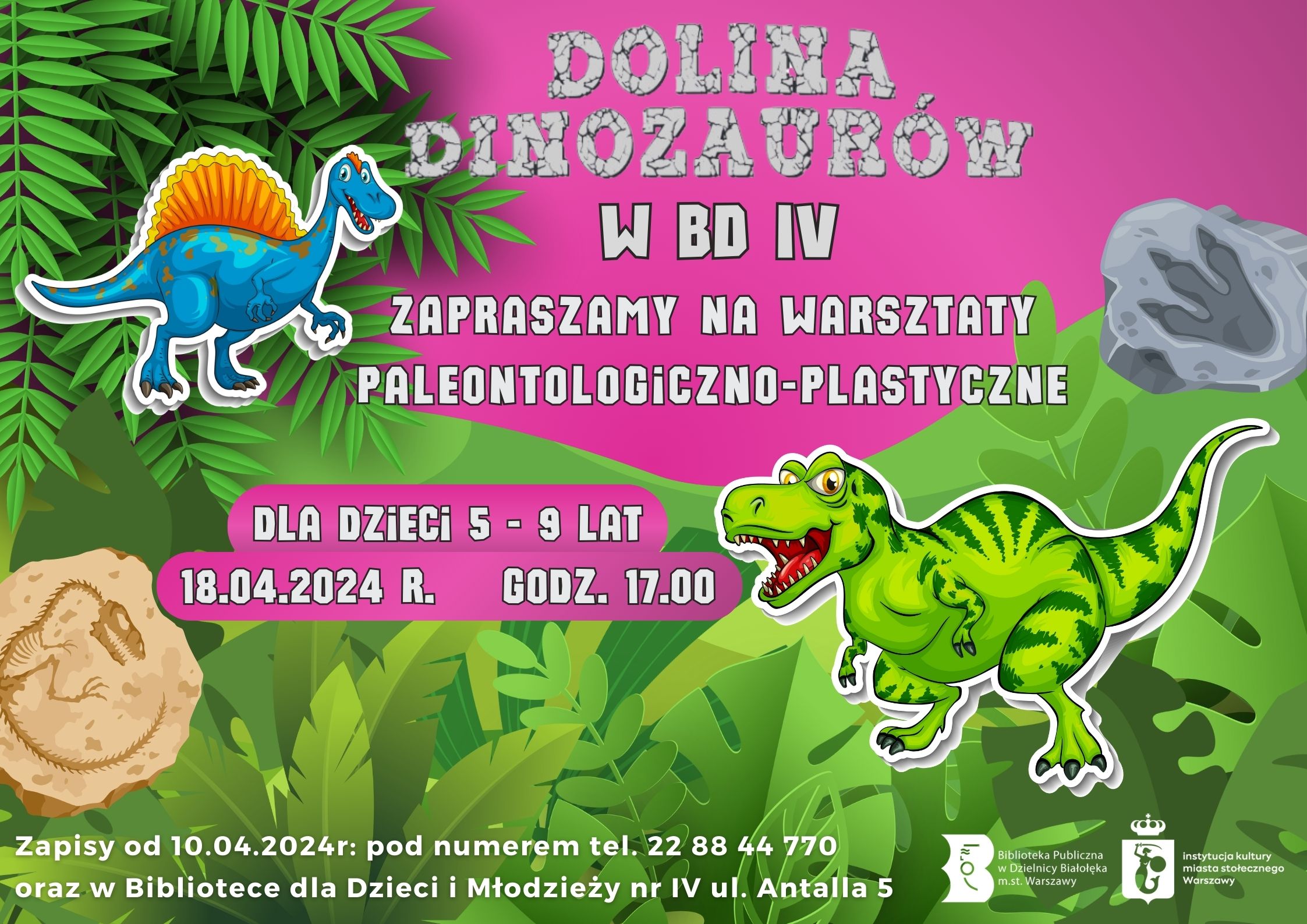 Read more about the article Dolina Dinozaurów – warsztaty w BD IV