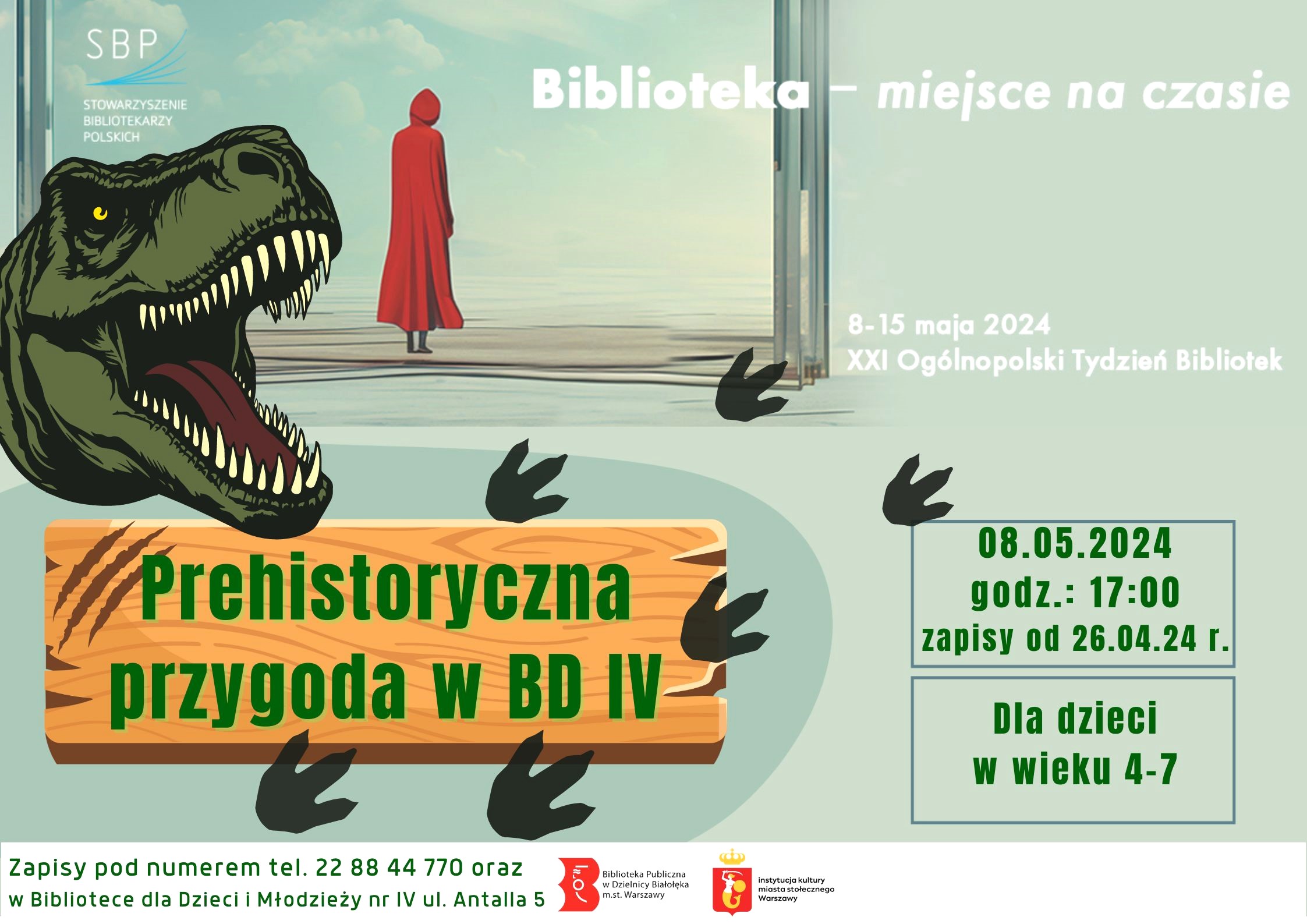 Read more about the article TYDZIEŃ BIBLIOTEK W BD IV – ZAPRASZAMY!!